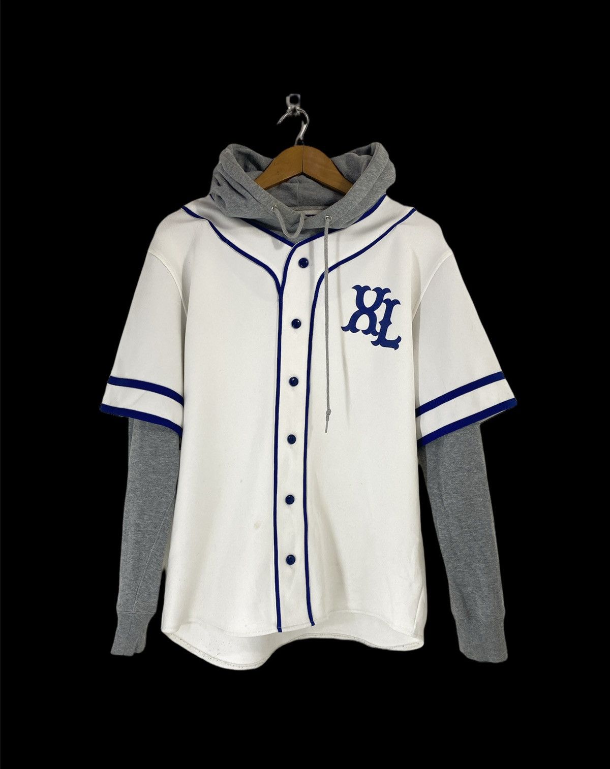 Japanese Brand XLarge Baseball Jersey Sweatshirt Hoodies Design Size US L / EU 52-54 / 3 - 1 Thumbnail