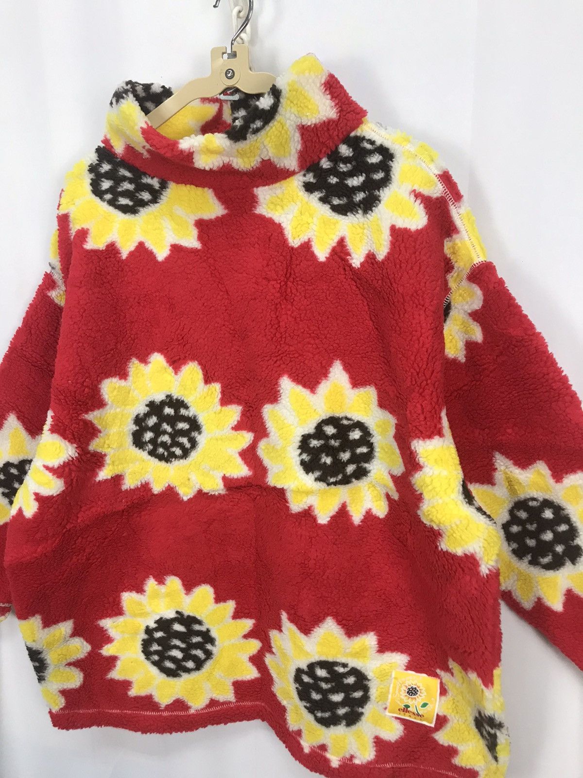 Ellesse × Goldwin × Vintage Vintage ellesse by goldwin sunflower fleece sweatshirt Size US L / EU 52-54 / 3 - 7 Thumbnail