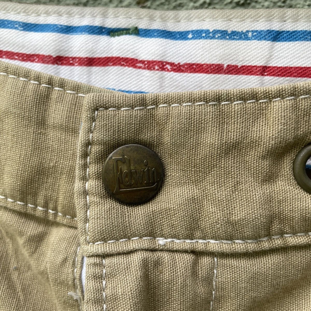 Edwin Vintage EDWIN DUNGAREE Casual Pants Size US 35 - 6 Thumbnail
