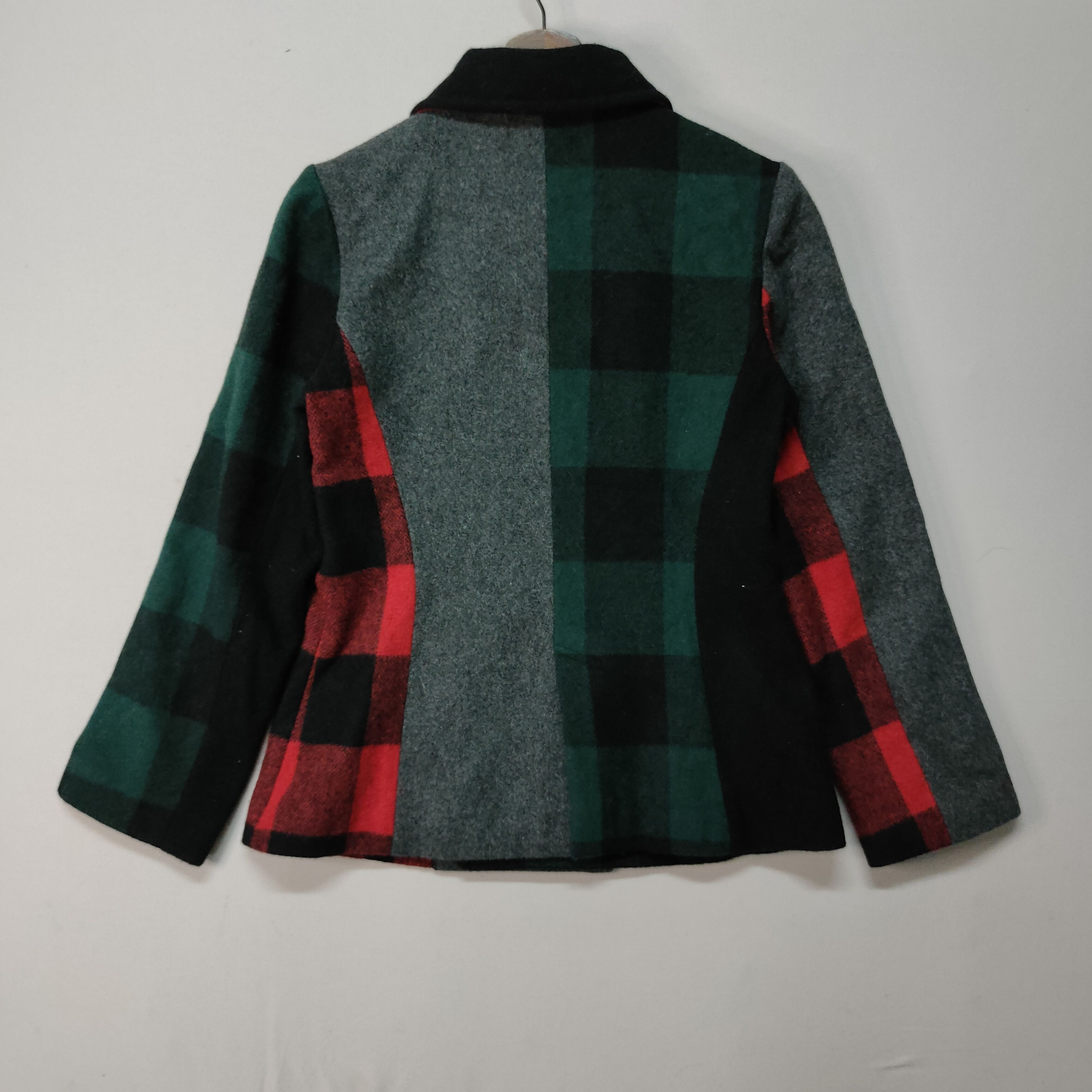 Vintage VINTAGE LOVER'S BIRTHDAY RED TARTAN CHECK DUFFLE COAT Size US S / EU 44-46 / 1 - 5 Thumbnail
