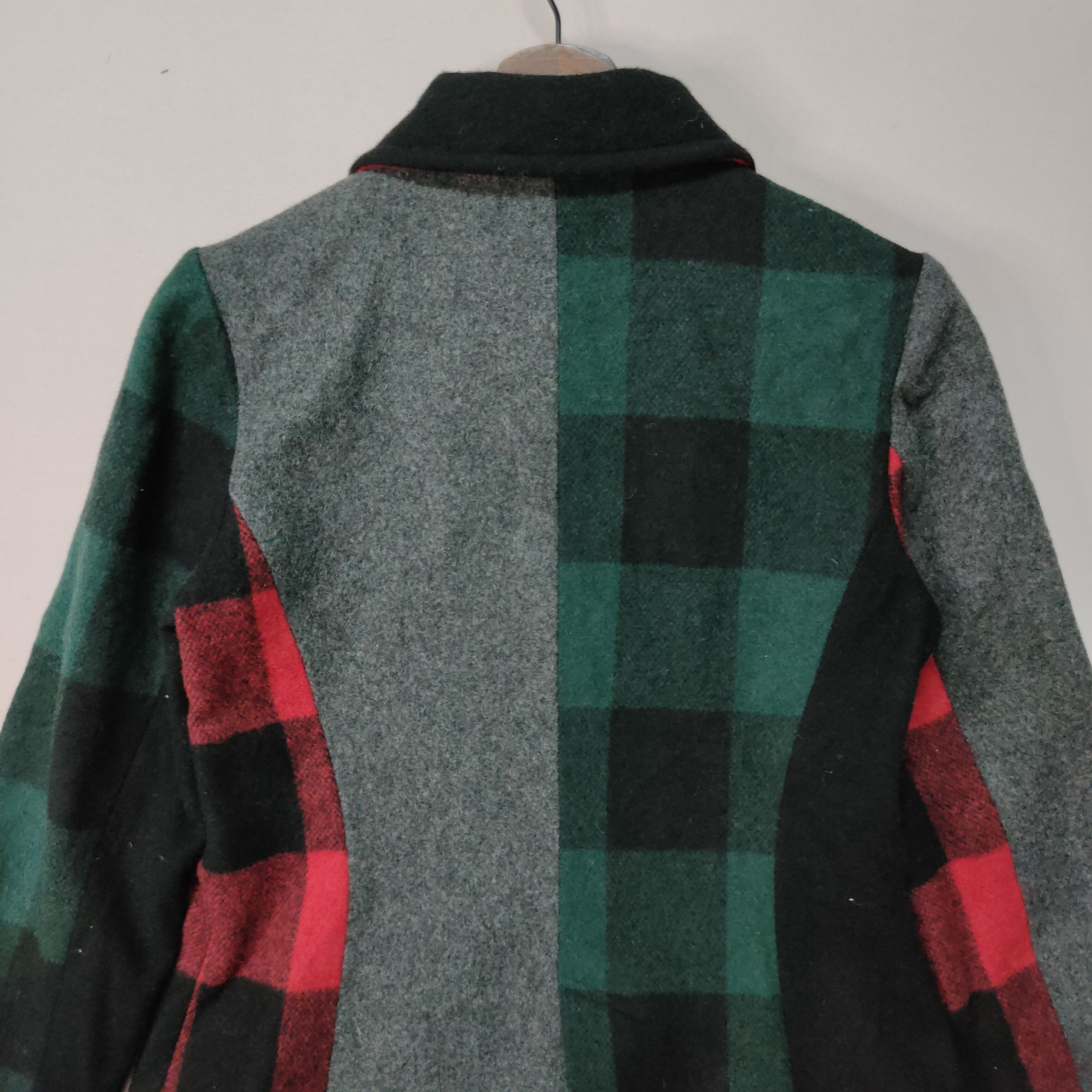 Vintage VINTAGE LOVER'S BIRTHDAY RED TARTAN CHECK DUFFLE COAT Size US S / EU 44-46 / 1 - 2 Thumbnail