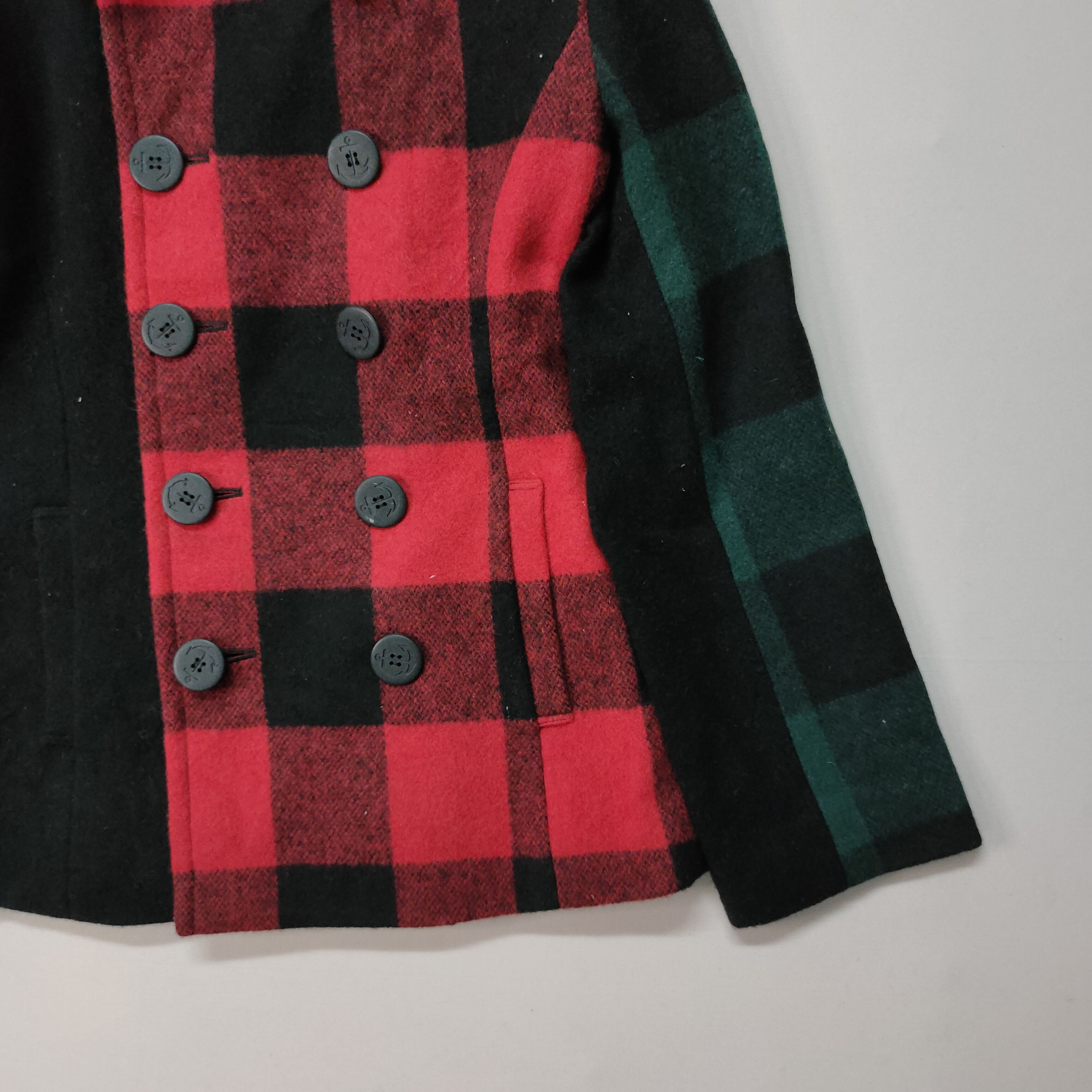 Vintage VINTAGE LOVER'S BIRTHDAY RED TARTAN CHECK DUFFLE COAT Size US S / EU 44-46 / 1 - 9 Thumbnail