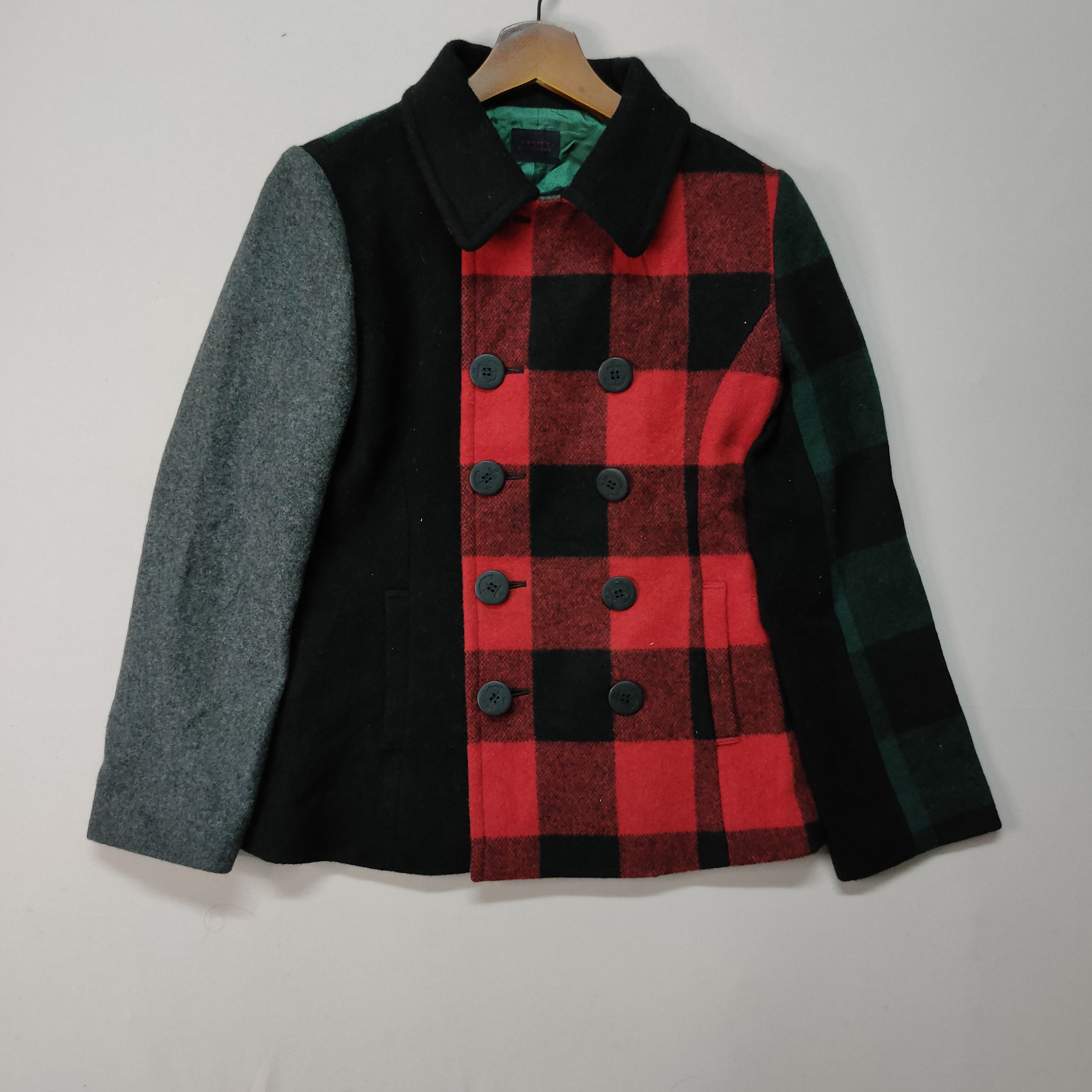 Vintage VINTAGE LOVER'S BIRTHDAY RED TARTAN CHECK DUFFLE COAT Size US S / EU 44-46 / 1 - 1 Thumbnail