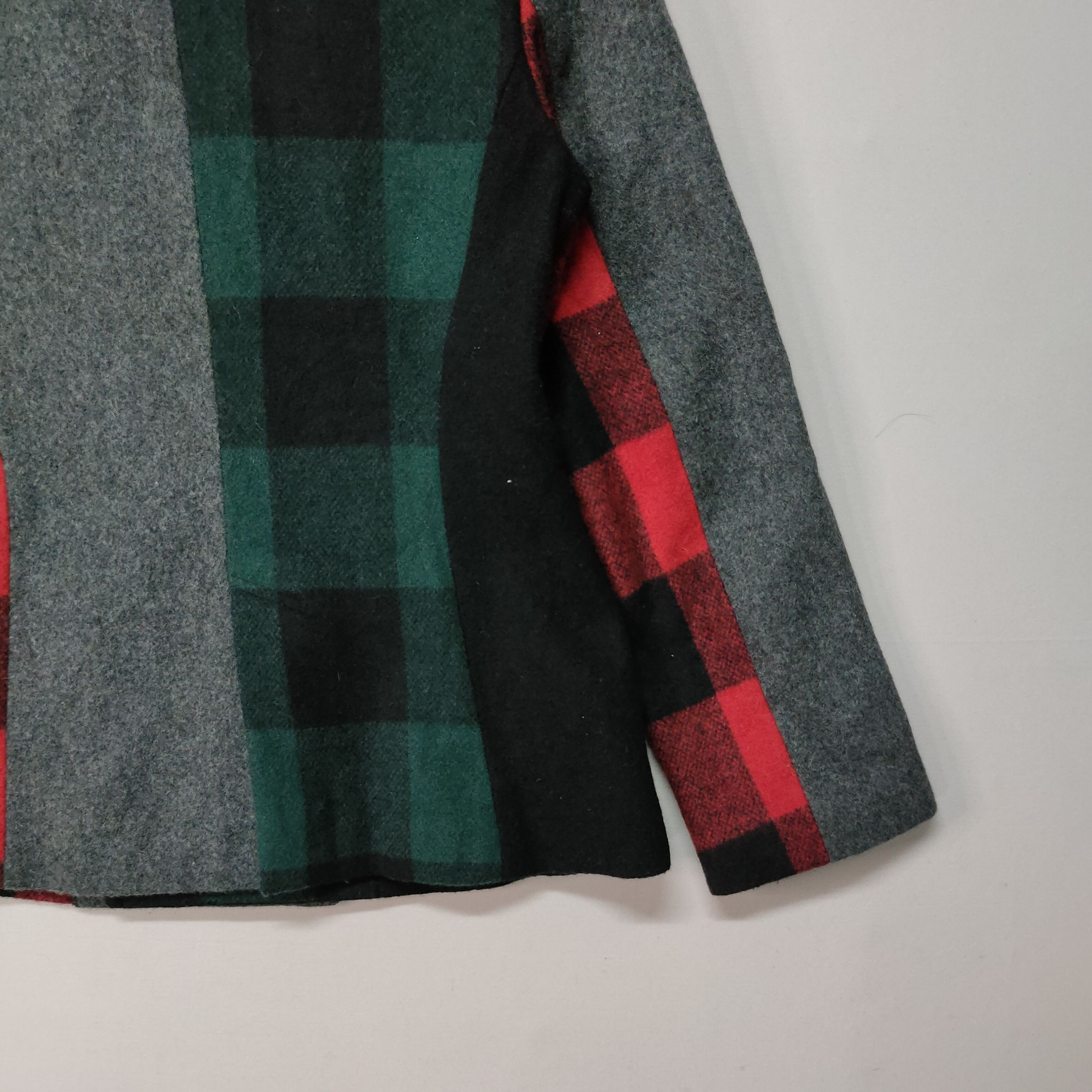 Vintage VINTAGE LOVER'S BIRTHDAY RED TARTAN CHECK DUFFLE COAT Size US S / EU 44-46 / 1 - 3 Thumbnail