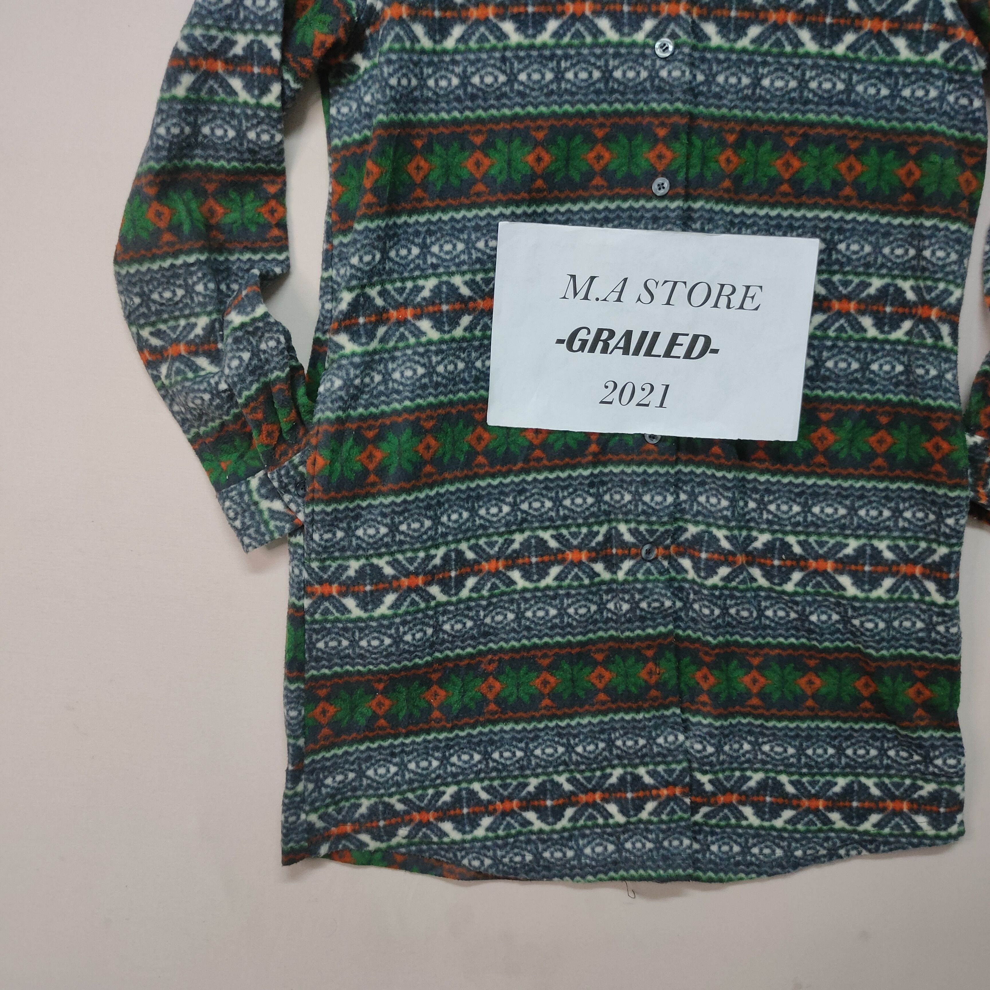 Other Vintage Unbranded Navajo Tribal Button Ups Shirt Size US S / EU 44-46 / 1 - 4 Thumbnail