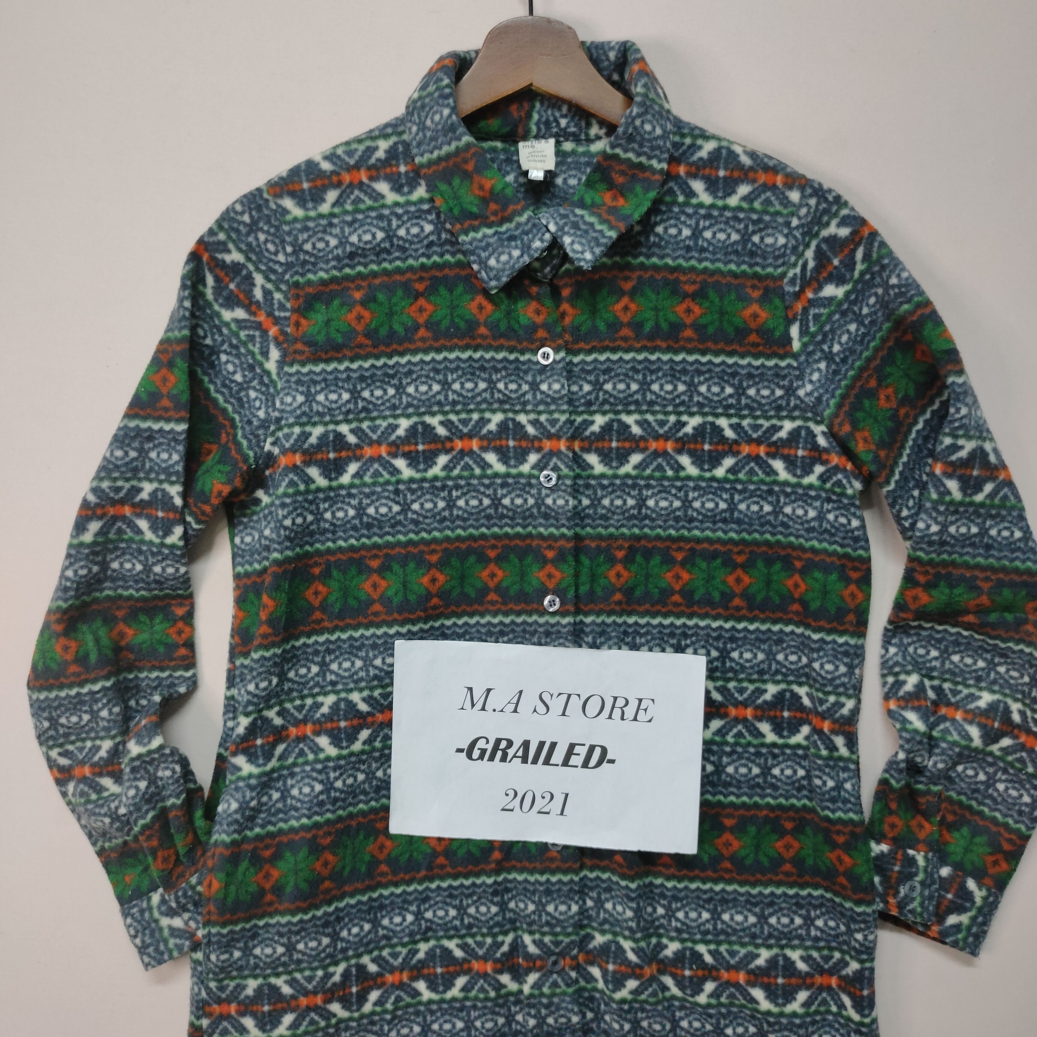 Other Vintage Unbranded Navajo Tribal Button Ups Shirt Size US S / EU 44-46 / 1 - 2 Thumbnail