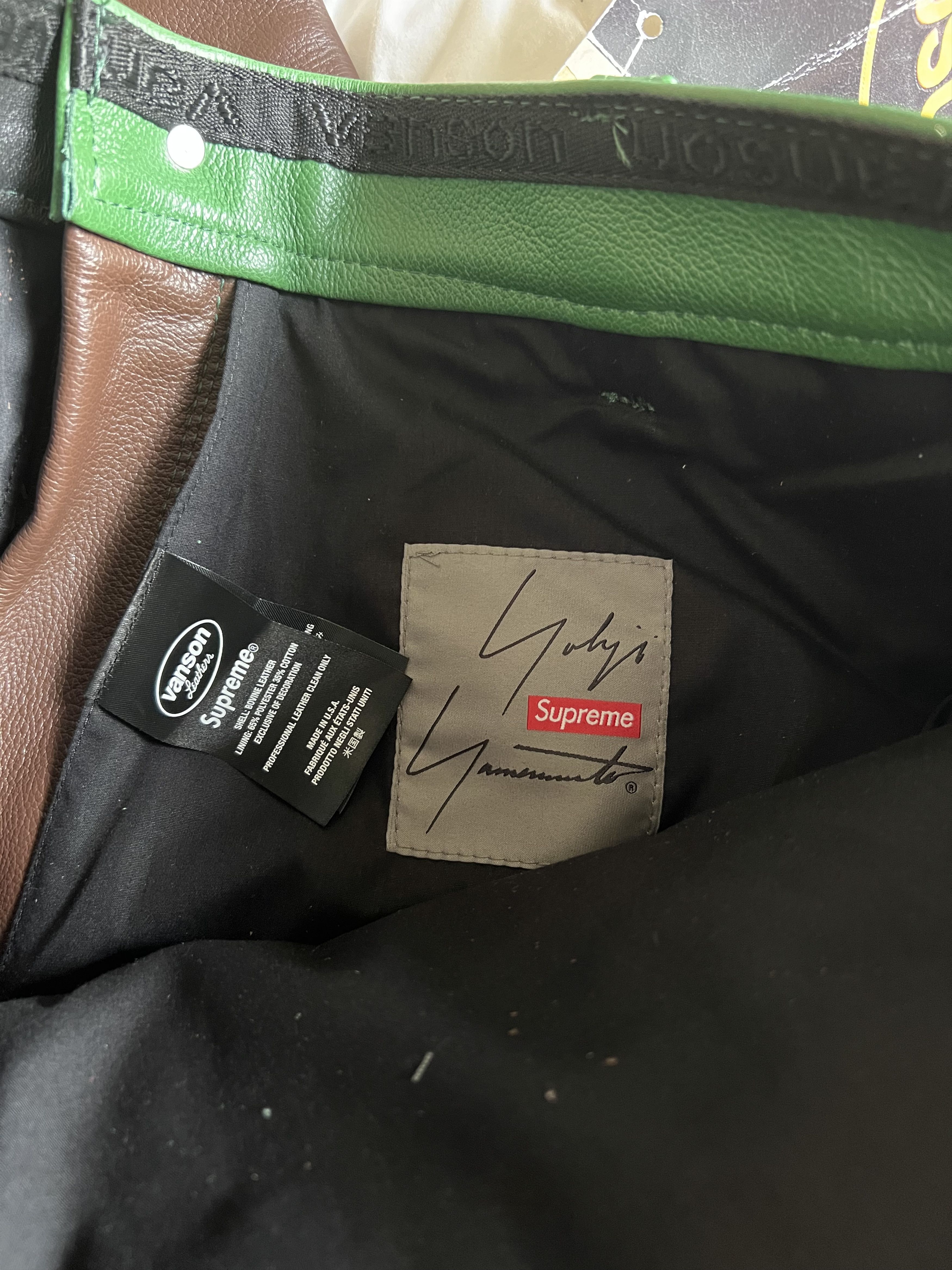 Supreme × Vanson Leathers × Yohji Yamamoto Supreme Yohji Yamamoto Vanson Leathers Split Pants Size US 36 / EU 52 - 15 Thumbnail