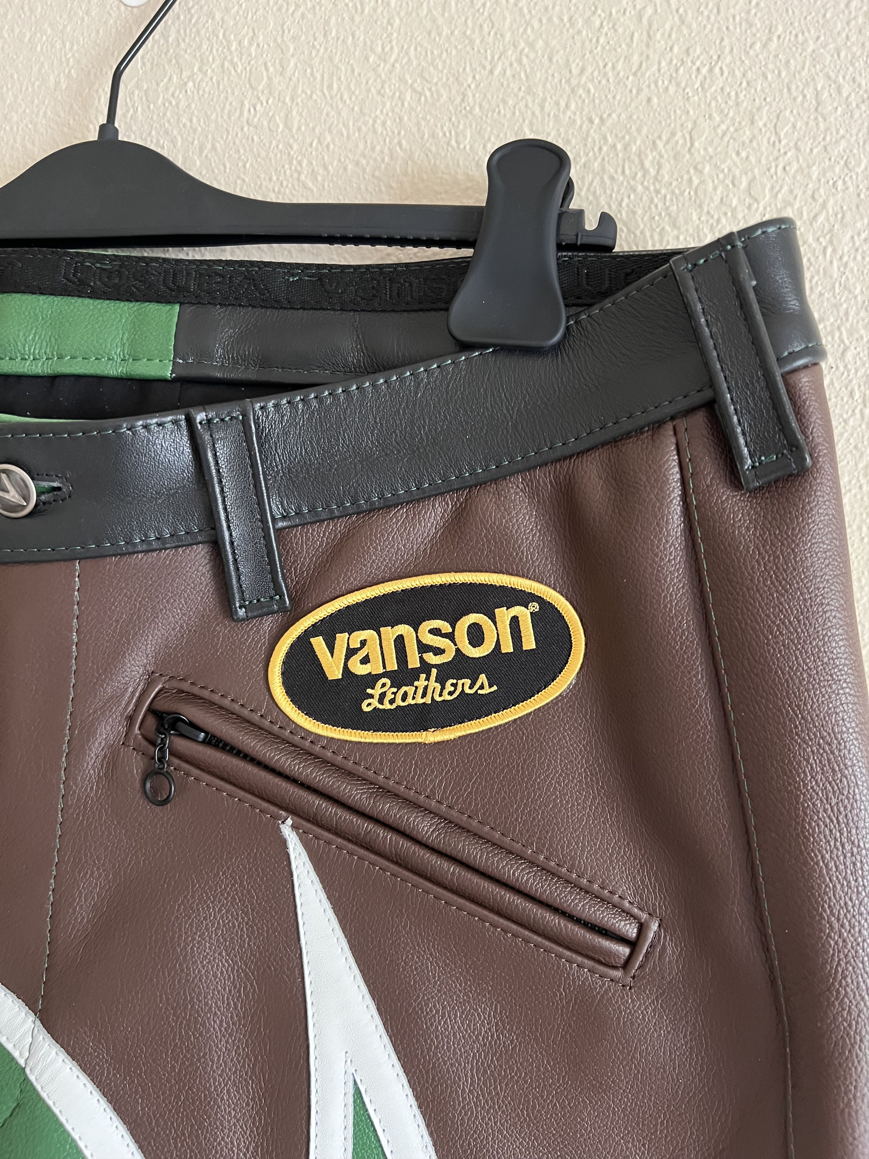 Supreme × Vanson Leathers × Yohji Yamamoto Supreme Yohji Yamamoto Vanson Leathers Split Pants Size US 36 / EU 52 - 2 Thumbnail