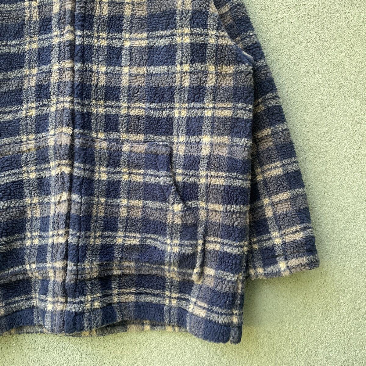 Japanese Brand Vintage HANES Checkred Zipper Hooded Fleece Jacket Size US XXL / EU 58 / 5 - 5 Thumbnail