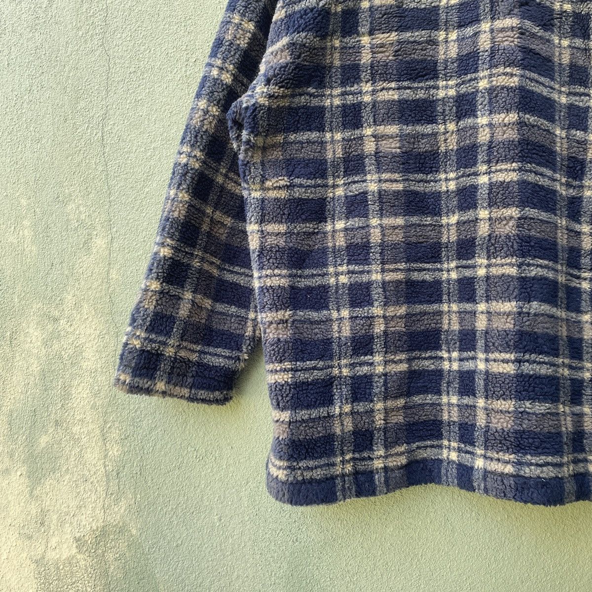 Japanese Brand Vintage HANES Checkred Zipper Hooded Fleece Jacket Size US XXL / EU 58 / 5 - 9 Thumbnail