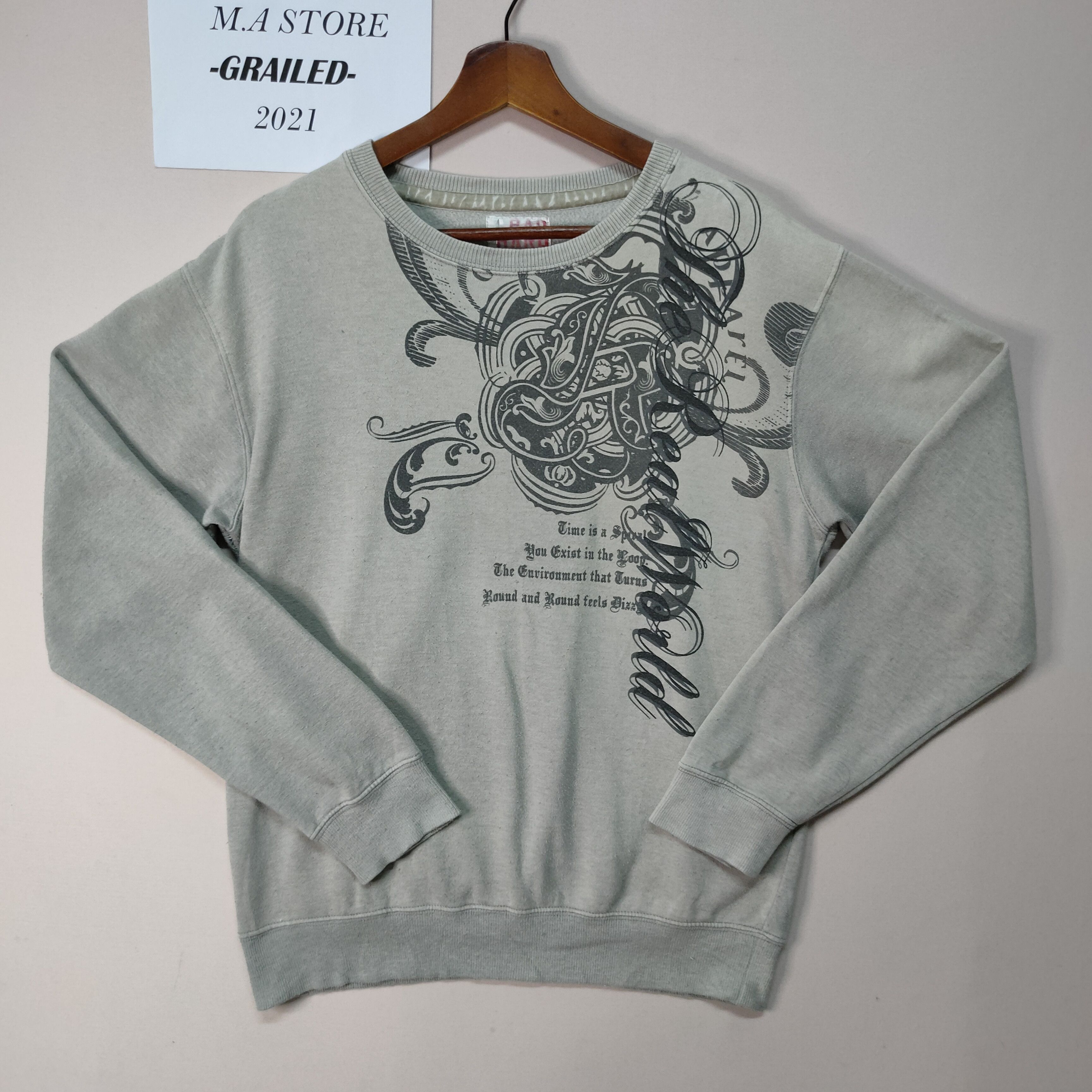 Japanese Brand × Vintage VINTAGE PAN HEART NICE DISIGN SWEATSHIRT Size US M / EU 48-50 / 2 - 1 Thumbnail