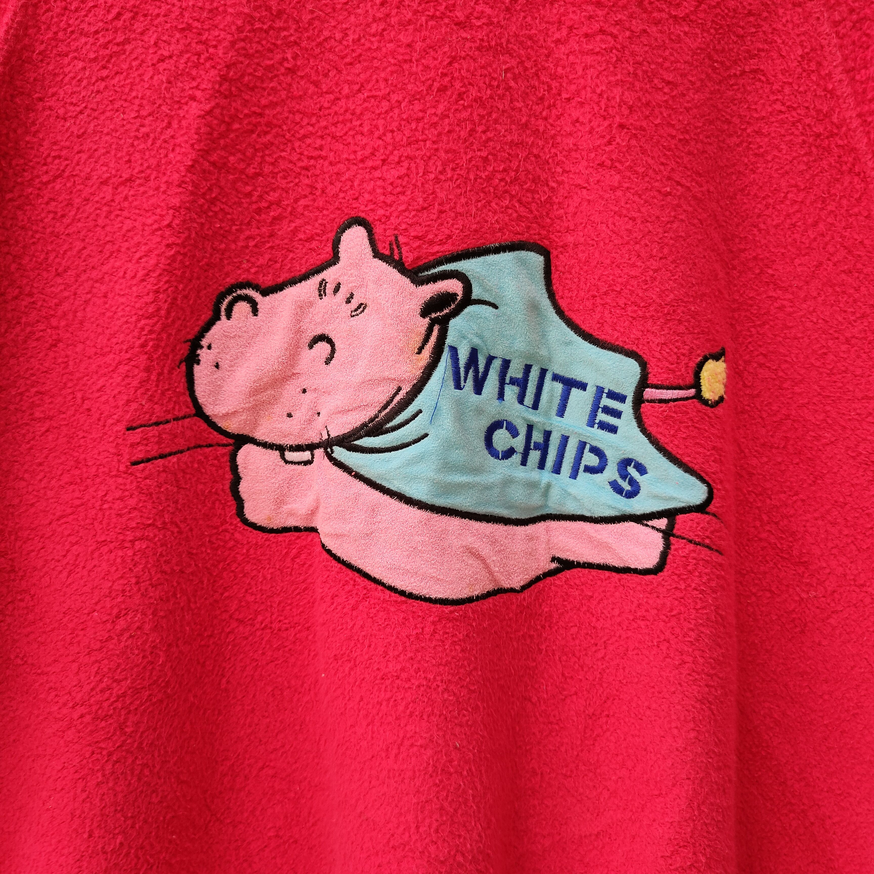 Designer × Japanese Brand Vintage White Chips Nice Design Big Logo Sweatshirt Size US L / EU 52-54 / 3 - 2 Thumbnail