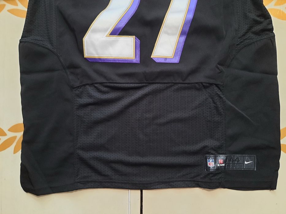 NFL Baltimore Ravens Ray Rice 27 Reebok Sewn Black Jersey Men 50