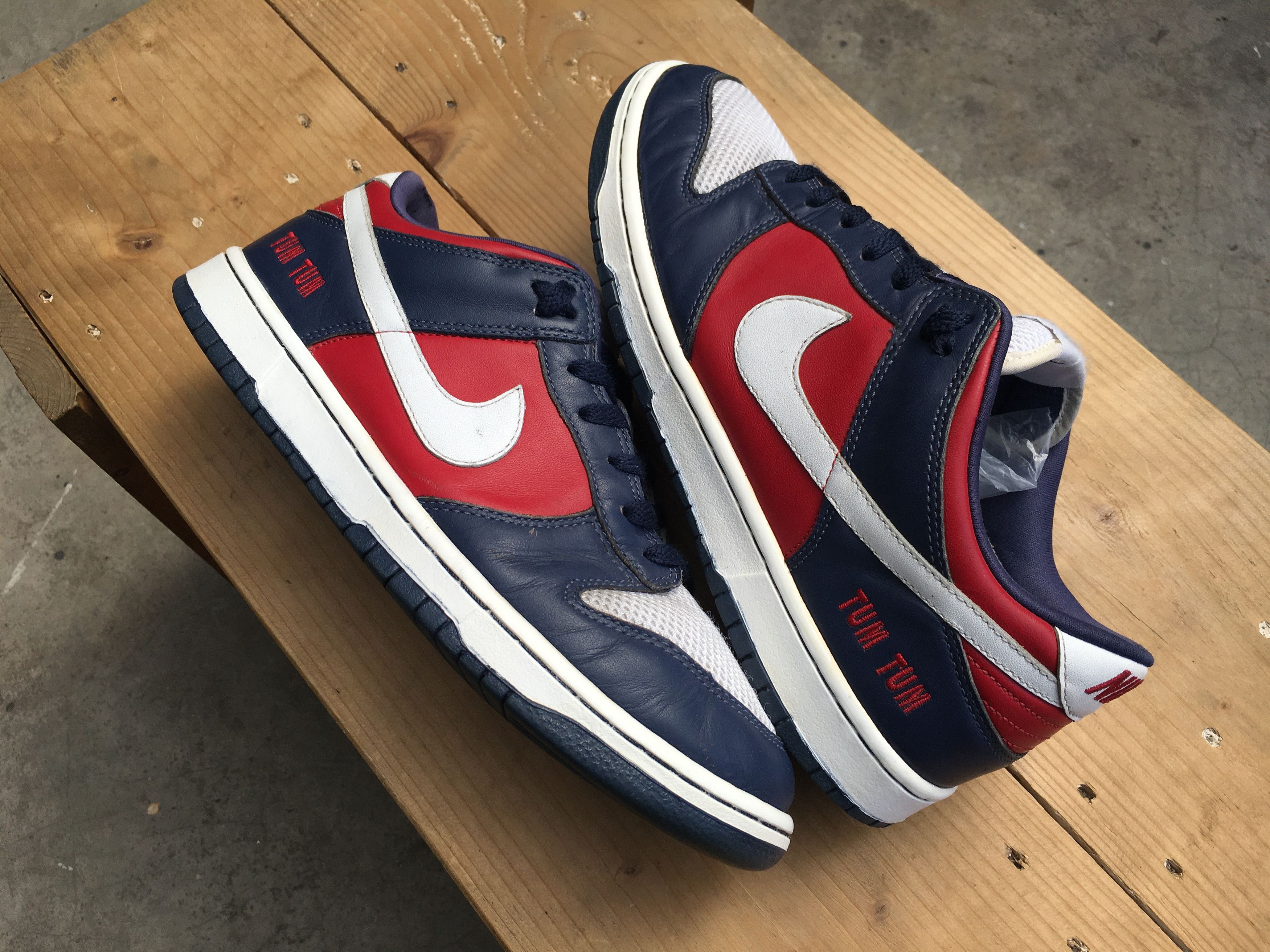 Nike 🔥 Nike Dunk Low ID Obsidian Red White 2007 Size US 10.5 / EU 43-44 - 19 Thumbnail