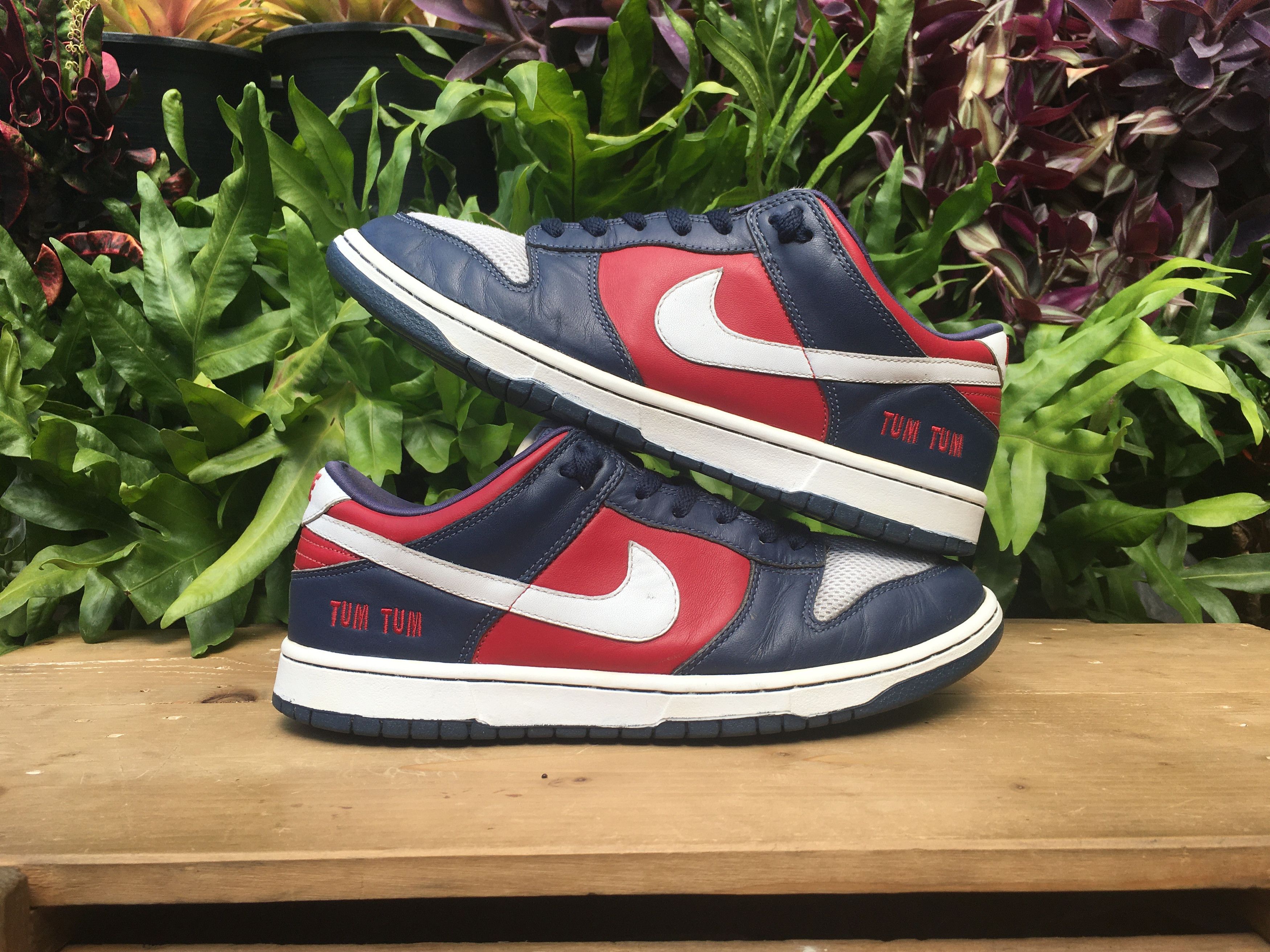 Nike 🔥 Nike Dunk Low ID Obsidian Red White 2007 Size US 10.5 / EU 43-44 - 3 Thumbnail