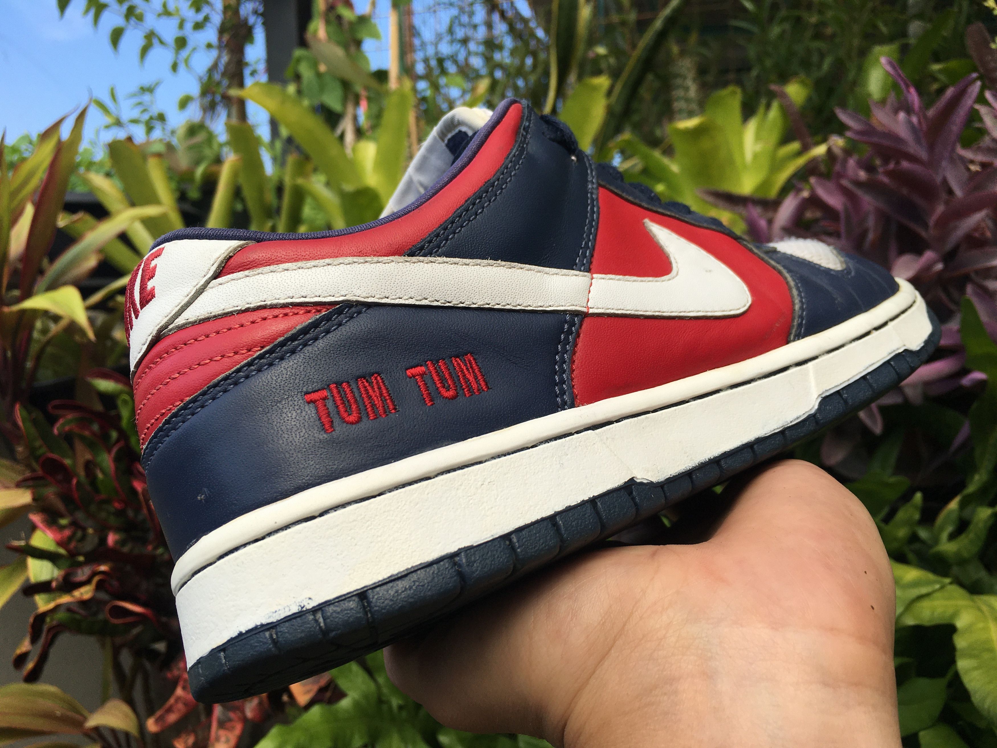 Nike 🔥 Nike Dunk Low ID Obsidian Red White 2007 Size US 10.5 / EU 43-44 - 23 Thumbnail