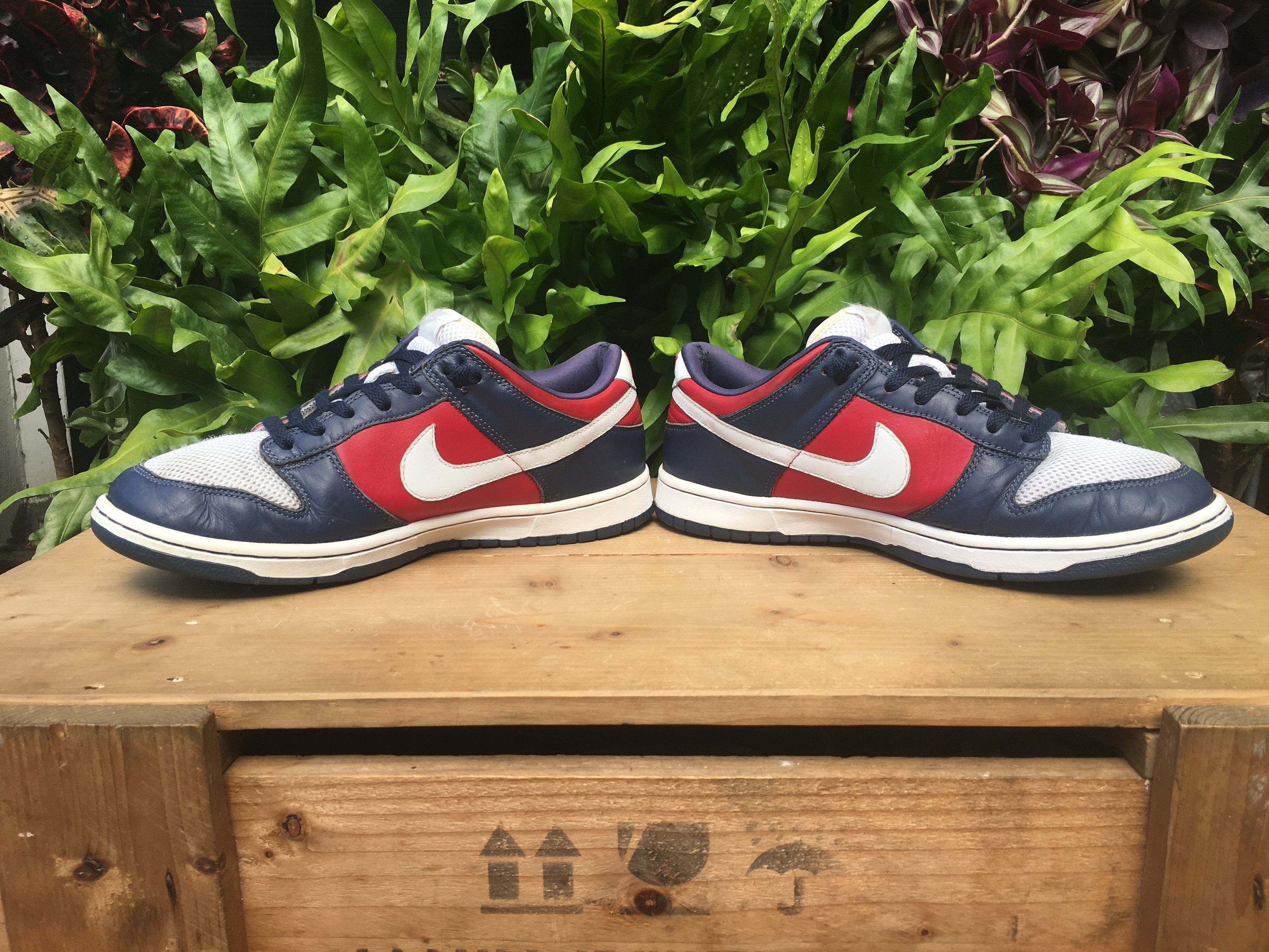Nike 🔥 Nike Dunk Low ID Obsidian Red White 2007 Size US 10.5 / EU 43-44 - 5 Thumbnail