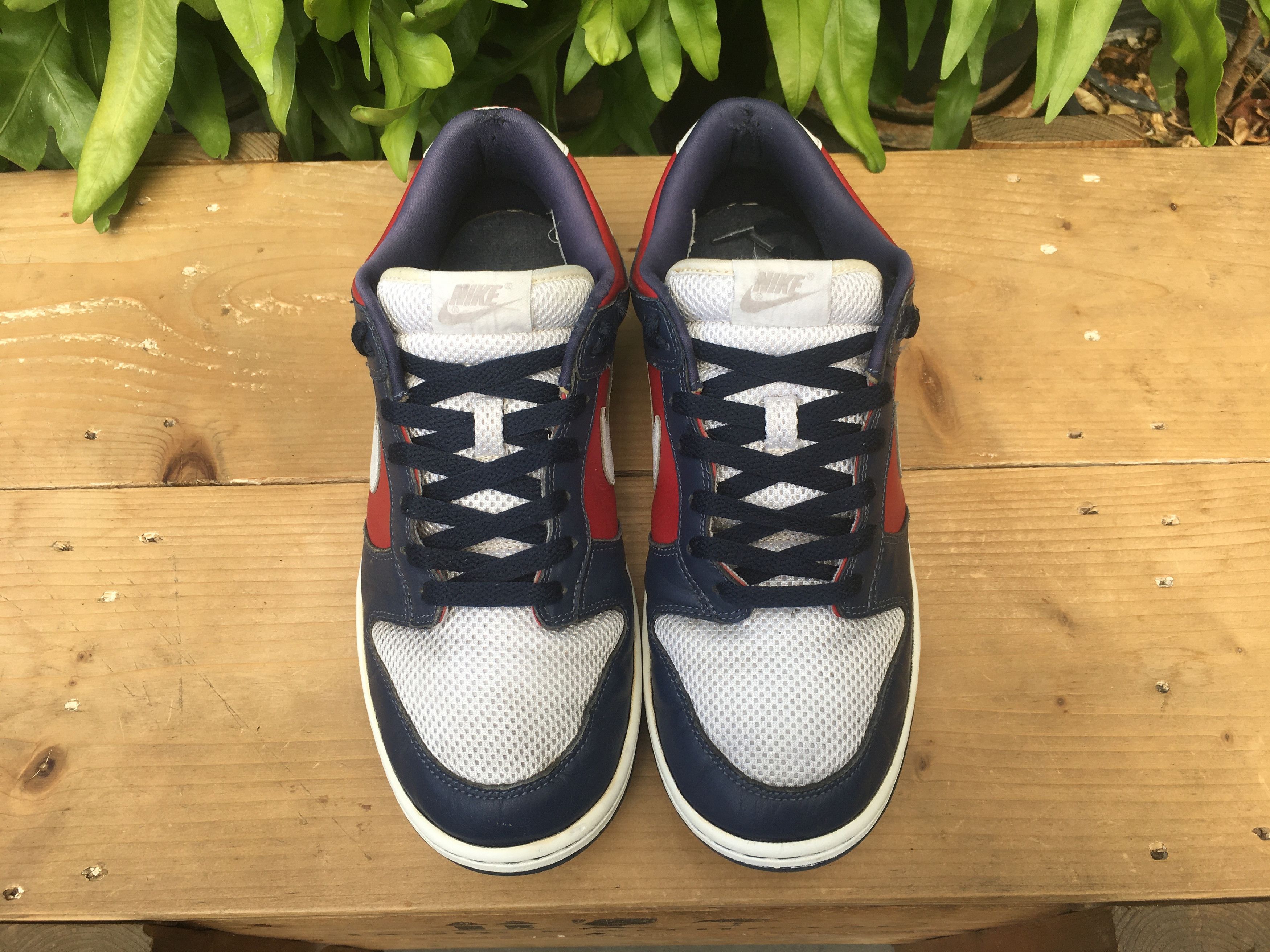 Nike 🔥 Nike Dunk Low ID Obsidian Red White 2007 Size US 10.5 / EU 43-44 - 8 Thumbnail