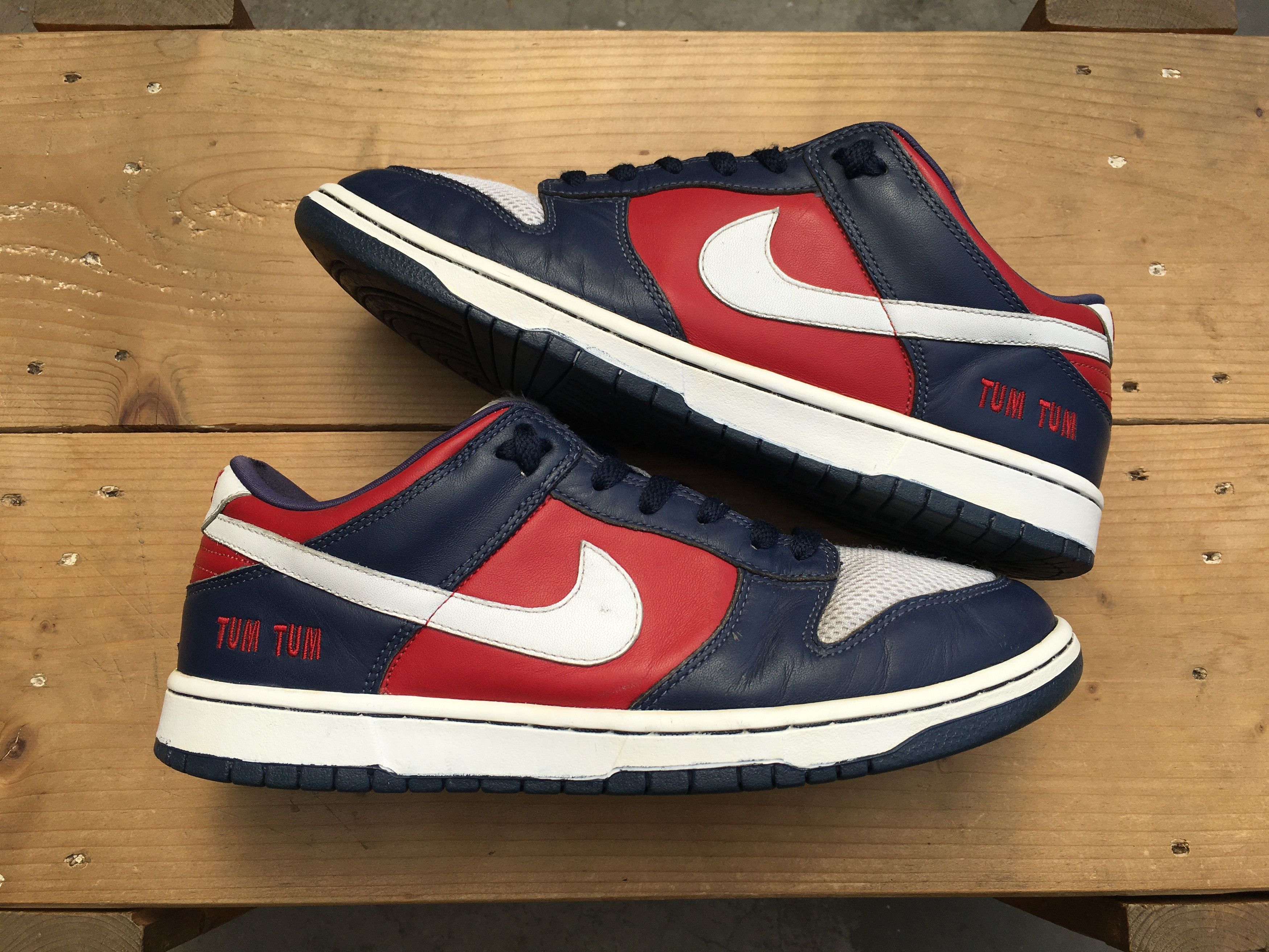 Nike 🔥 Nike Dunk Low ID Obsidian Red White 2007 Size US 10.5 / EU 43-44 - 17 Thumbnail