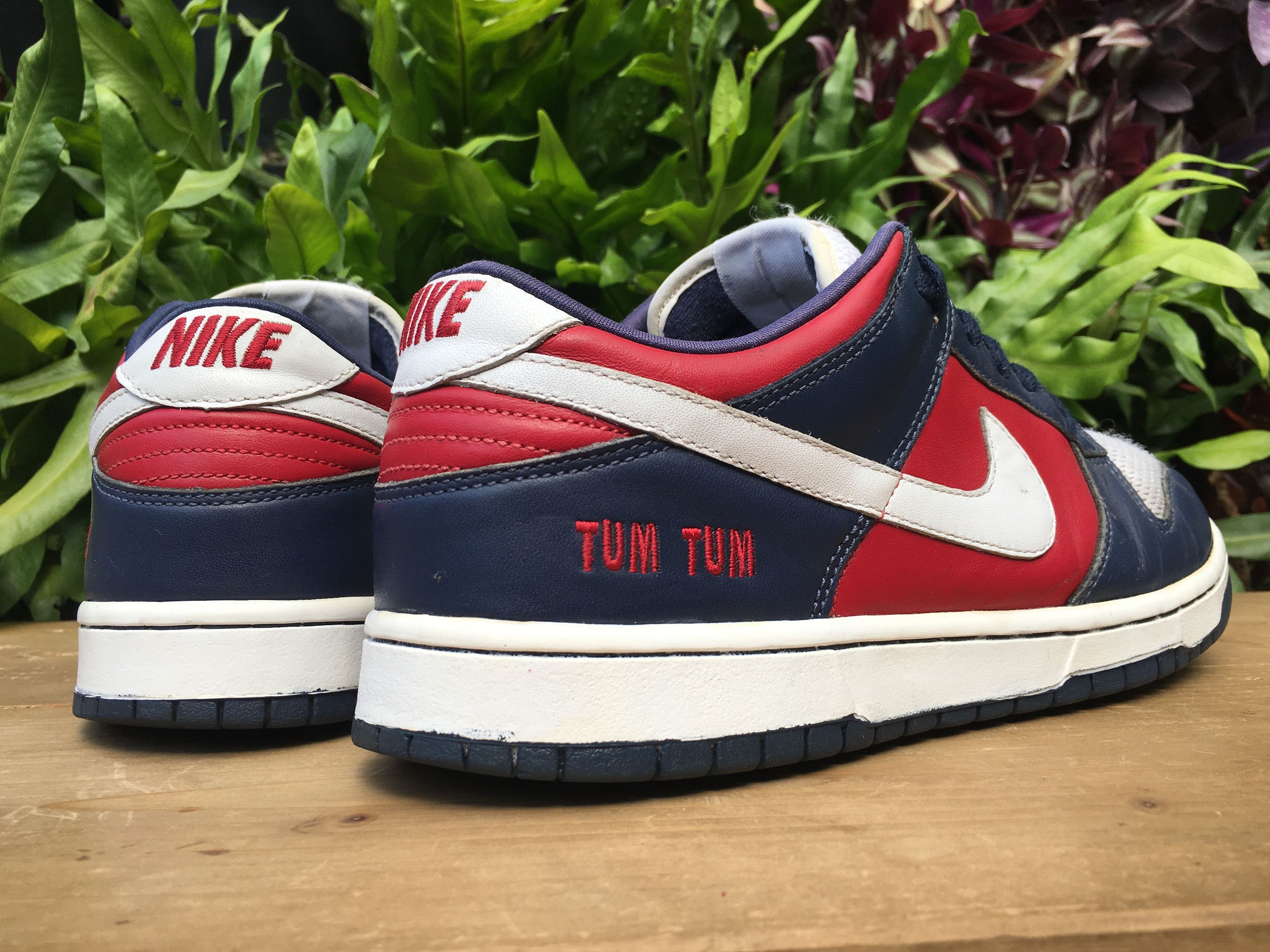 Nike 🔥 Nike Dunk Low ID Obsidian Red White 2007 Size US 10.5 / EU 43-44 - 14 Thumbnail