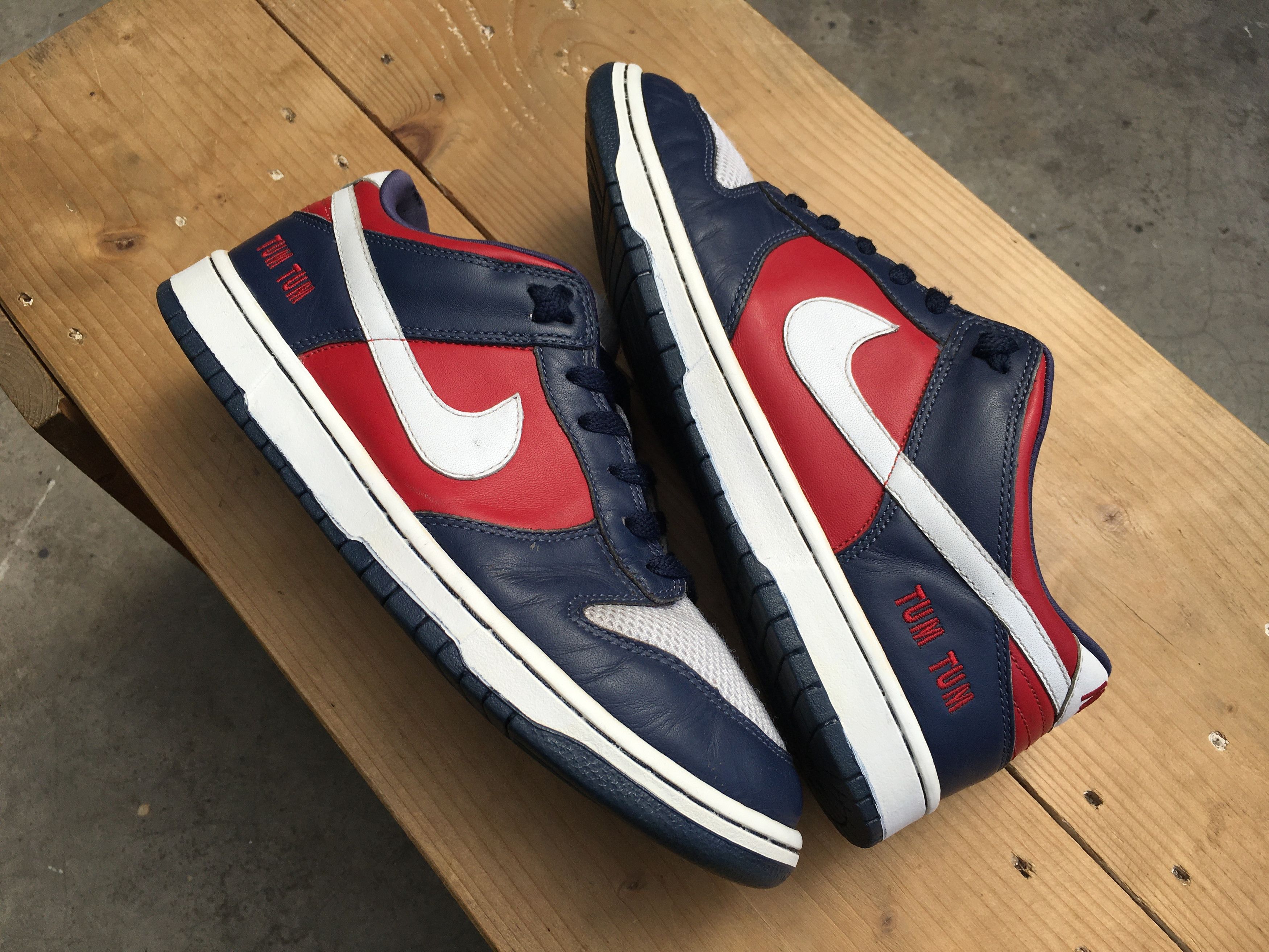 Nike 🔥 Nike Dunk Low ID Obsidian Red White 2007 Size US 10.5 / EU 43-44 - 18 Thumbnail