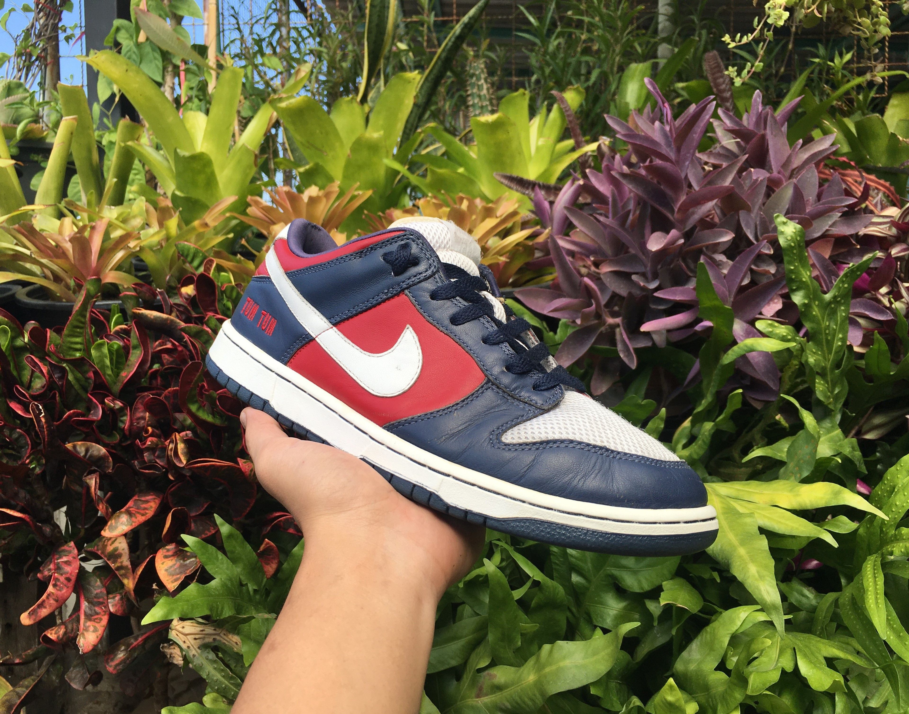 Nike 🔥 Nike Dunk Low ID Obsidian Red White 2007 Size US 10.5 / EU 43-44 - 1 Thumbnail