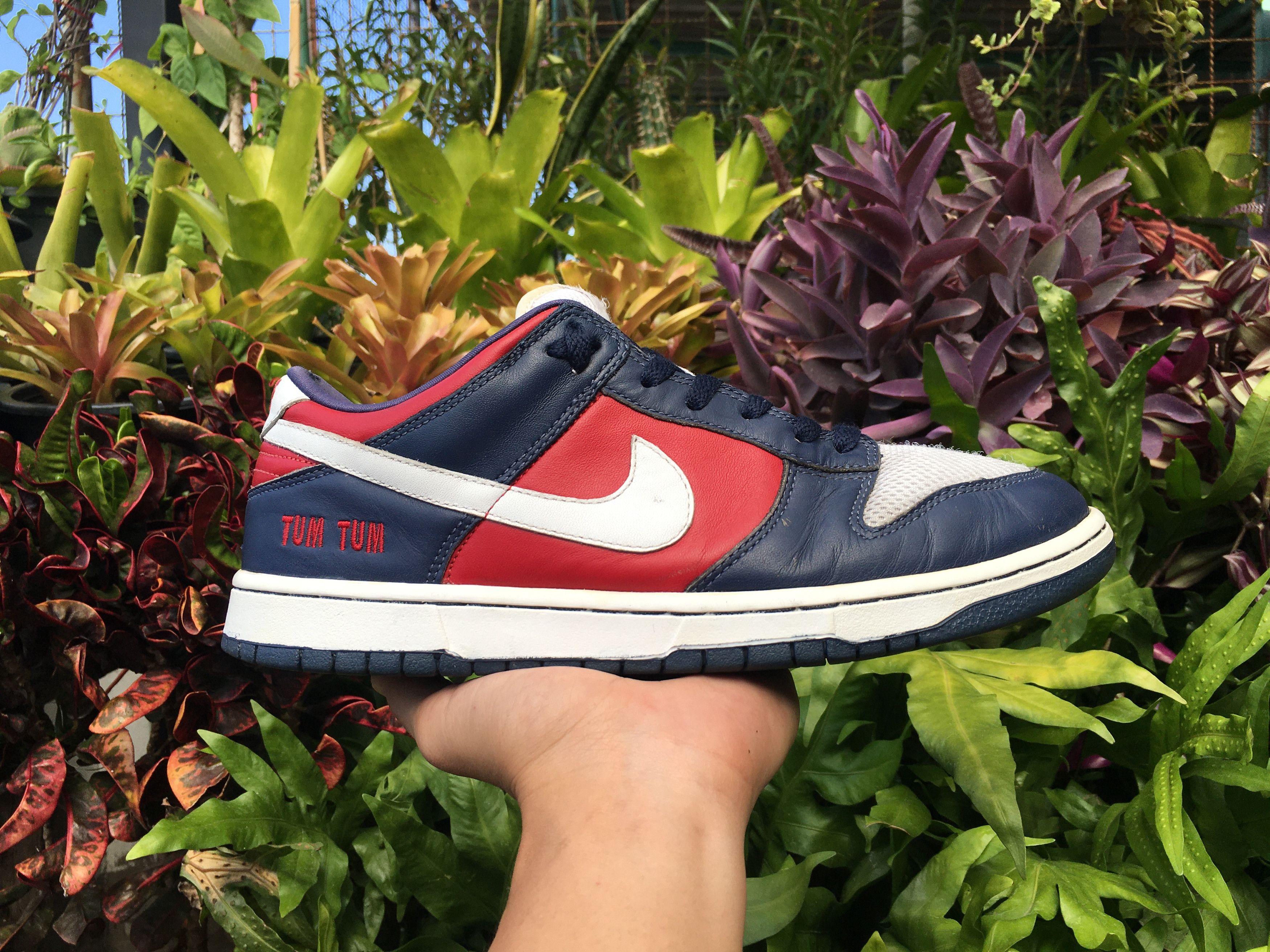 Nike 🔥 Nike Dunk Low ID Obsidian Red White 2007 Size US 10.5 / EU 43-44 - 22 Thumbnail