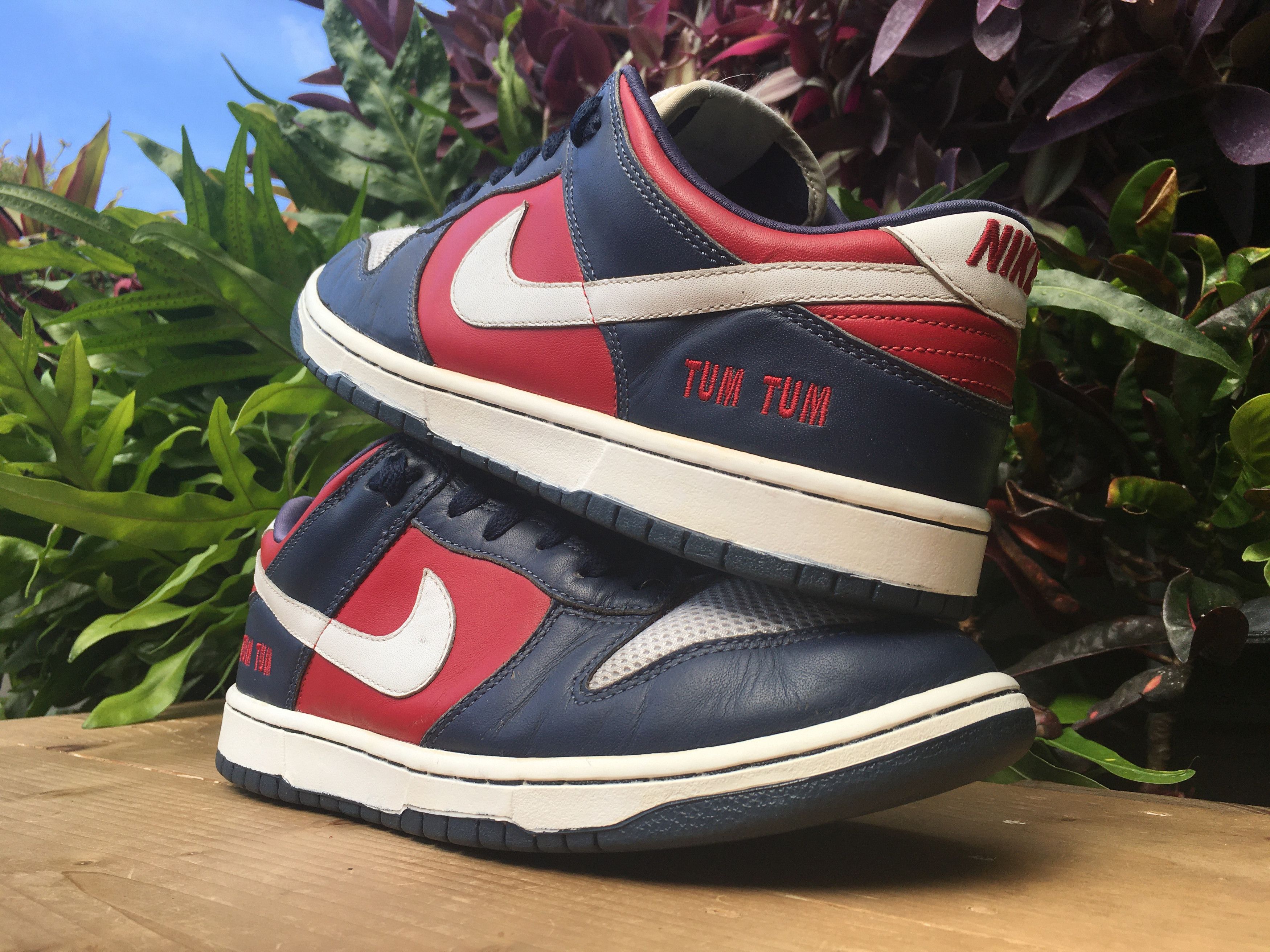 Nike 🔥 Nike Dunk Low ID Obsidian Red White 2007 Size US 10.5 / EU 43-44 - 2 Thumbnail