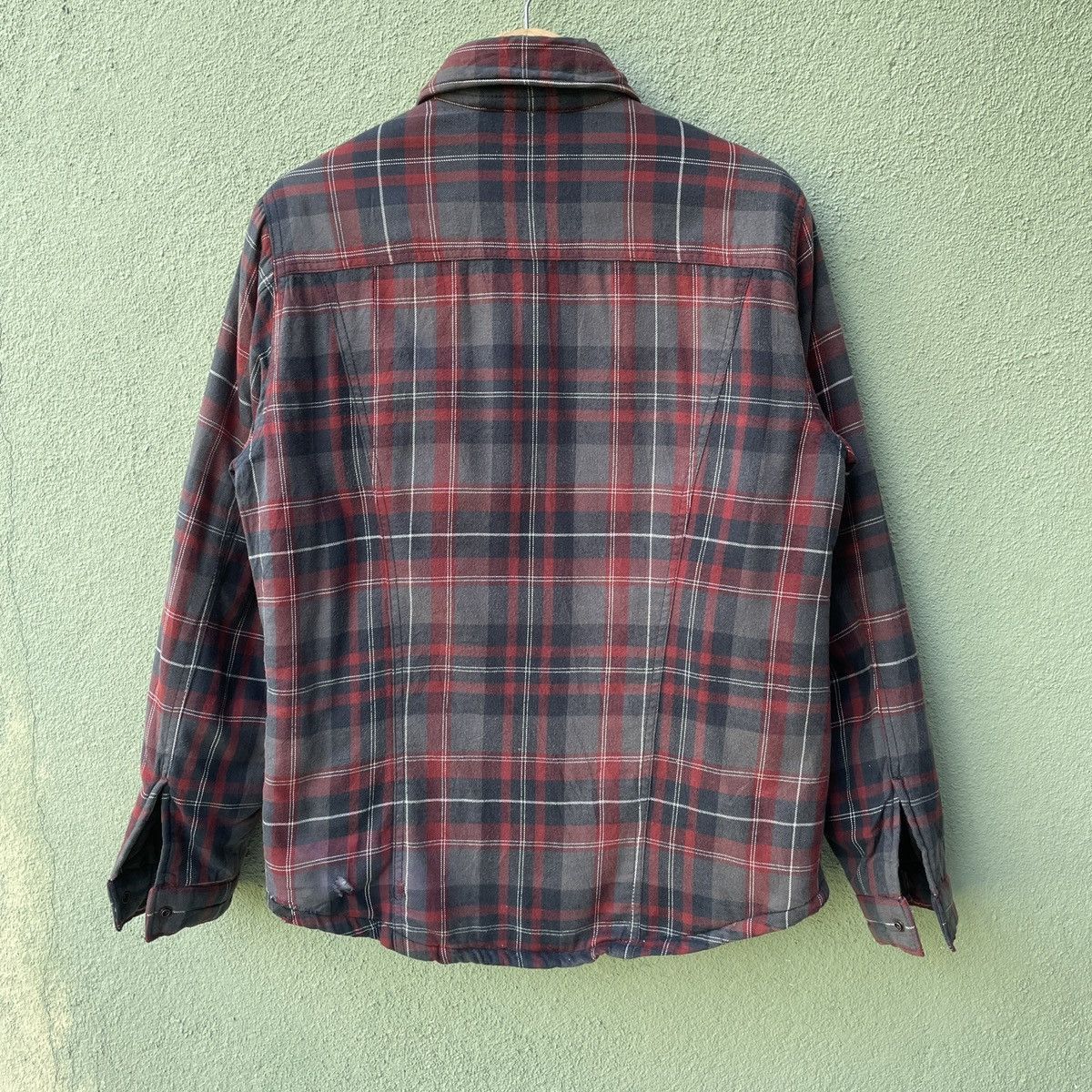 Levi's × Levi's Vintage Clothing × Vintage Vintage‼️ LEVI’S STRAUSS & CO Checkred Button Ups Jacket Size US M / EU 48-50 / 2 - 15 Thumbnail