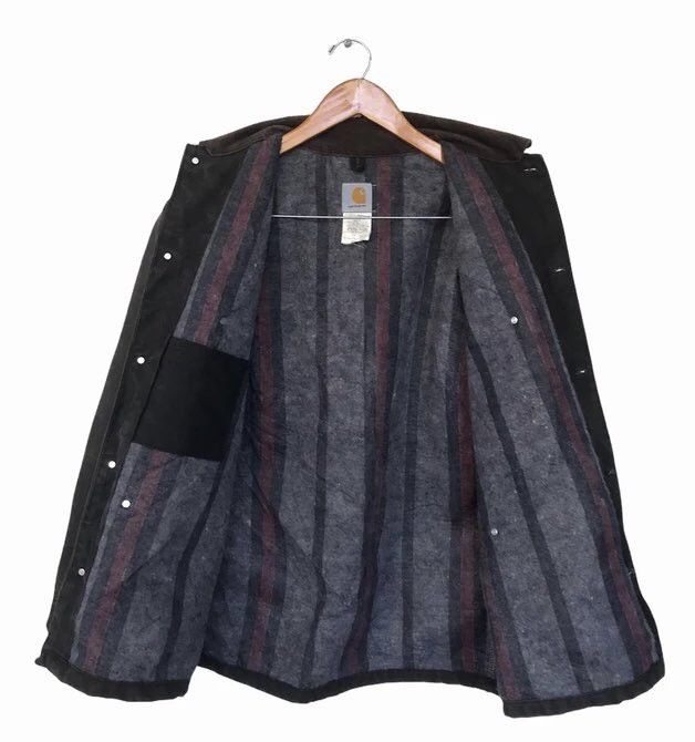 Carhartt VINTAGE CARHARTT DETROIT WOOL BLANKET LINING WORK JACKET Size US XL / EU 56 / 4 - 2 Thumbnail