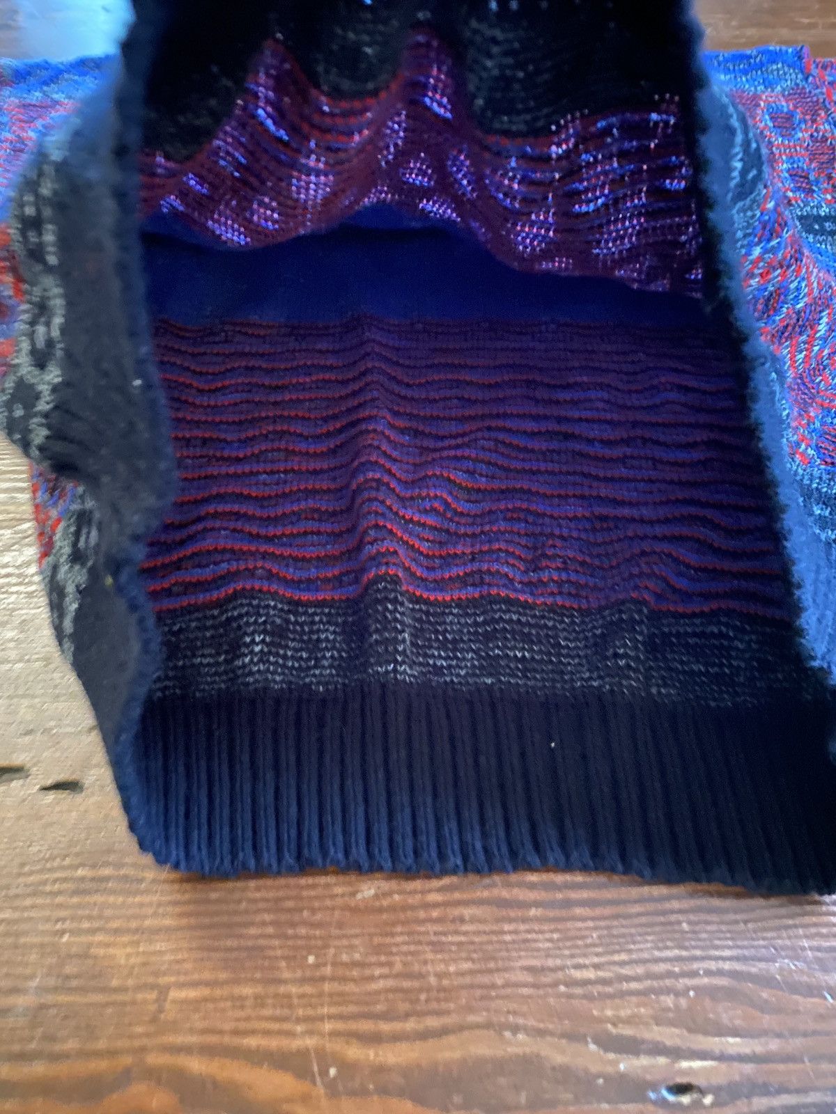 Vintage Vintage 80’s Wild Thunder Abstract 3D Knit Sweater Size US S / EU 44-46 / 1 - 6 Thumbnail