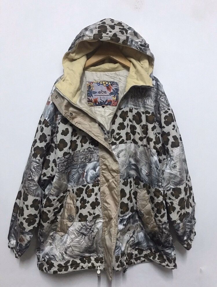 Vintage Elbe snow jacket hoodie Size US L / EU 52-54 / 3 - 1 Thumbnail