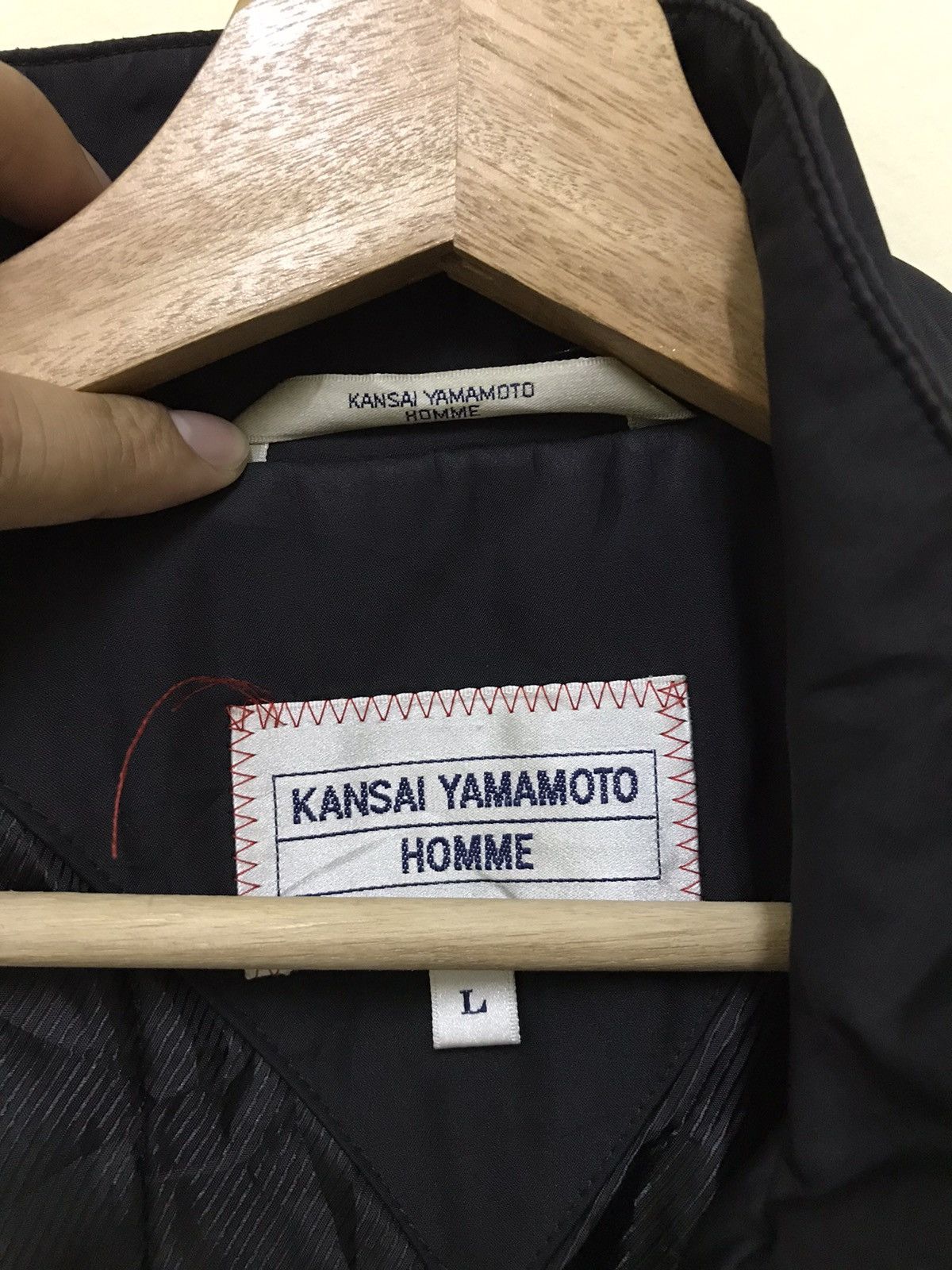 Japanese Brand × Kansai Yamamoto × Vintage Vintage Kansai Yamamoto Homme Jacket Hidden Pocket Size US L / EU 52-54 / 3 - 12 Thumbnail