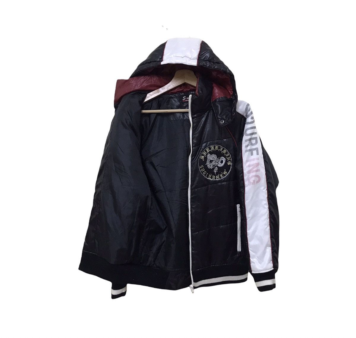 Japanese Brand Vintage Sorridere Hoodie Puffer Jacket Size US S / EU 44-46 / 1 - 2 Thumbnail