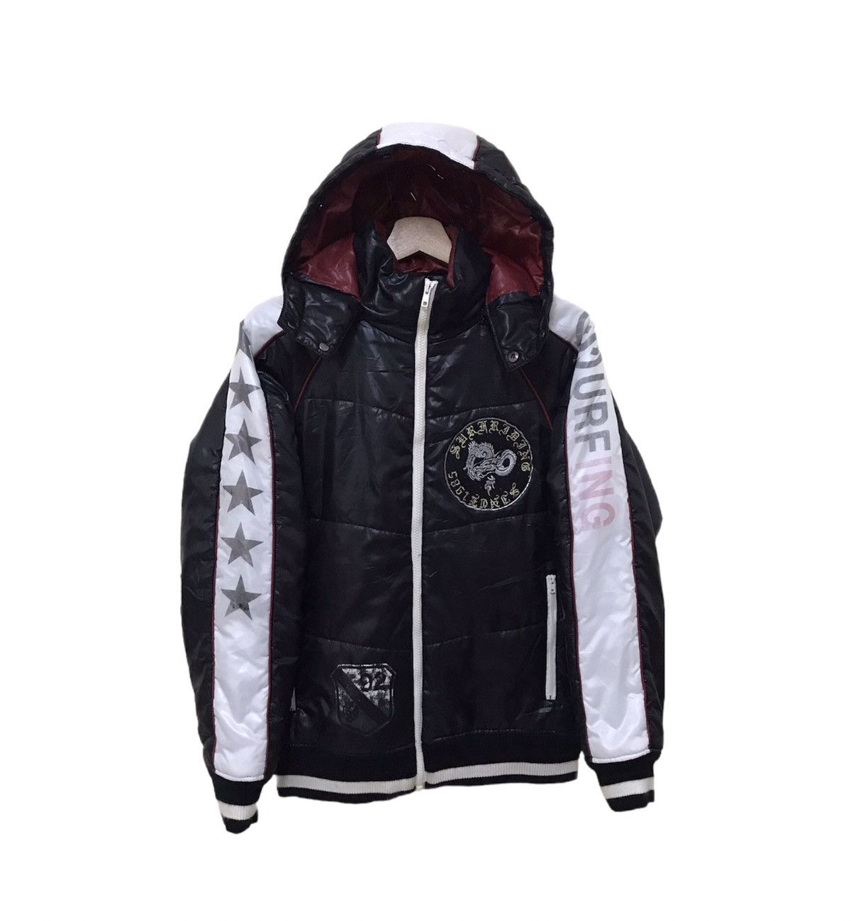 Japanese Brand Vintage Sorridere Hoodie Puffer Jacket Size US S / EU 44-46 / 1 - 4 Thumbnail