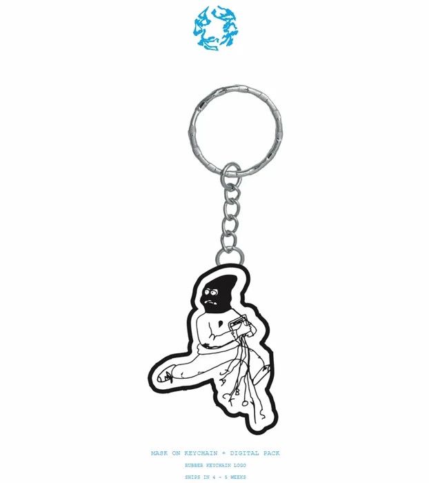 Travis Scott Travis Scott Jackboys Mask On Keychain Cactus Jack Size ONE SIZE - 4 Thumbnail
