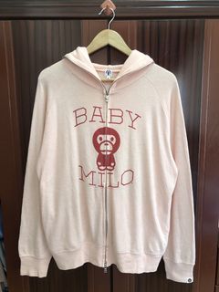 Peach sale bape hoodie