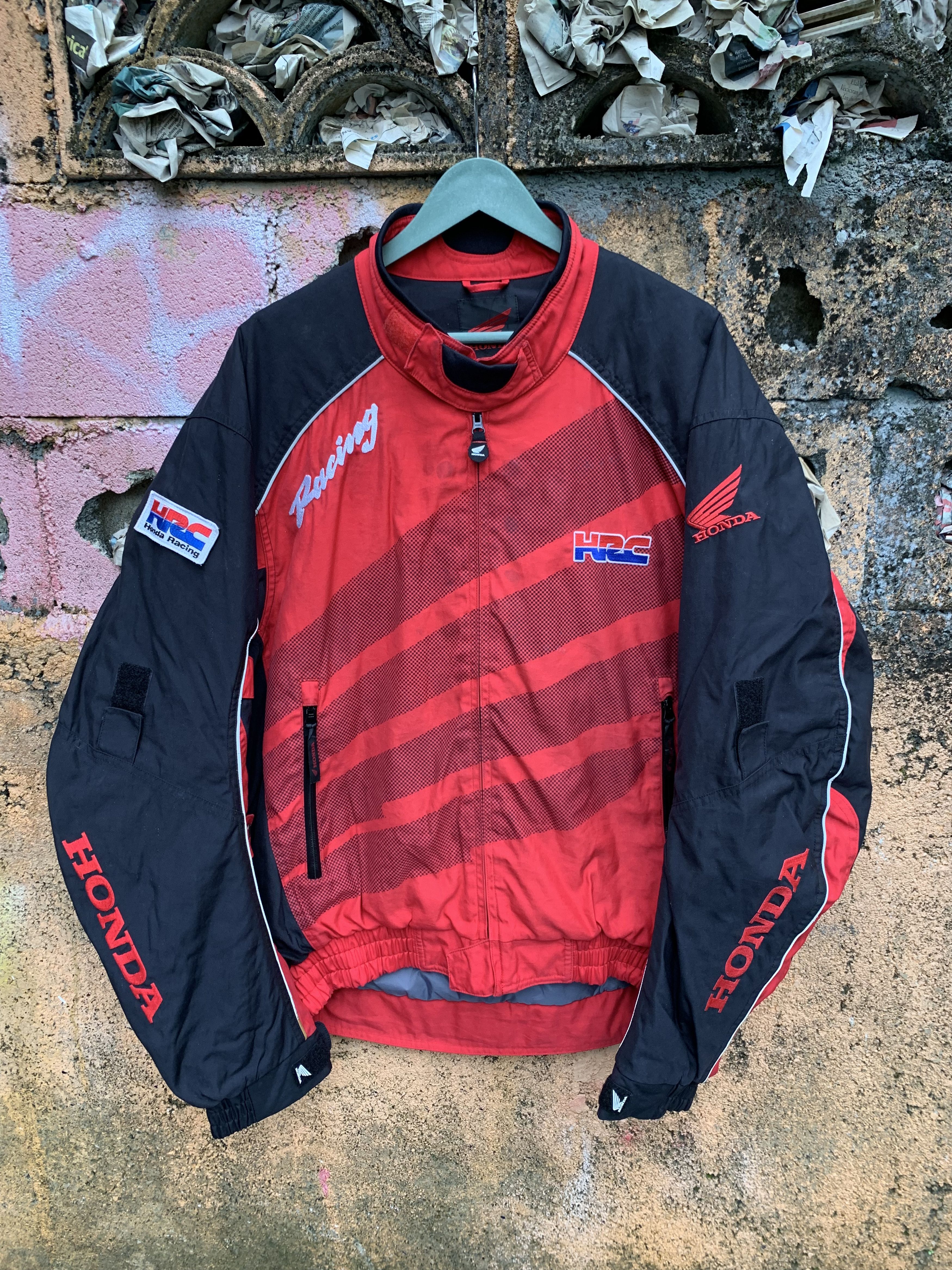 image of Honda Racing Jacket in Red, Men's (Size 2XL)