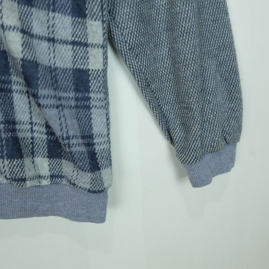 Japanese Brand × Vintage Vintage 90's JAPAN BRAND Check Retro Classic Sweatshirts Size US L / EU 52-54 / 3 - 6 Thumbnail
