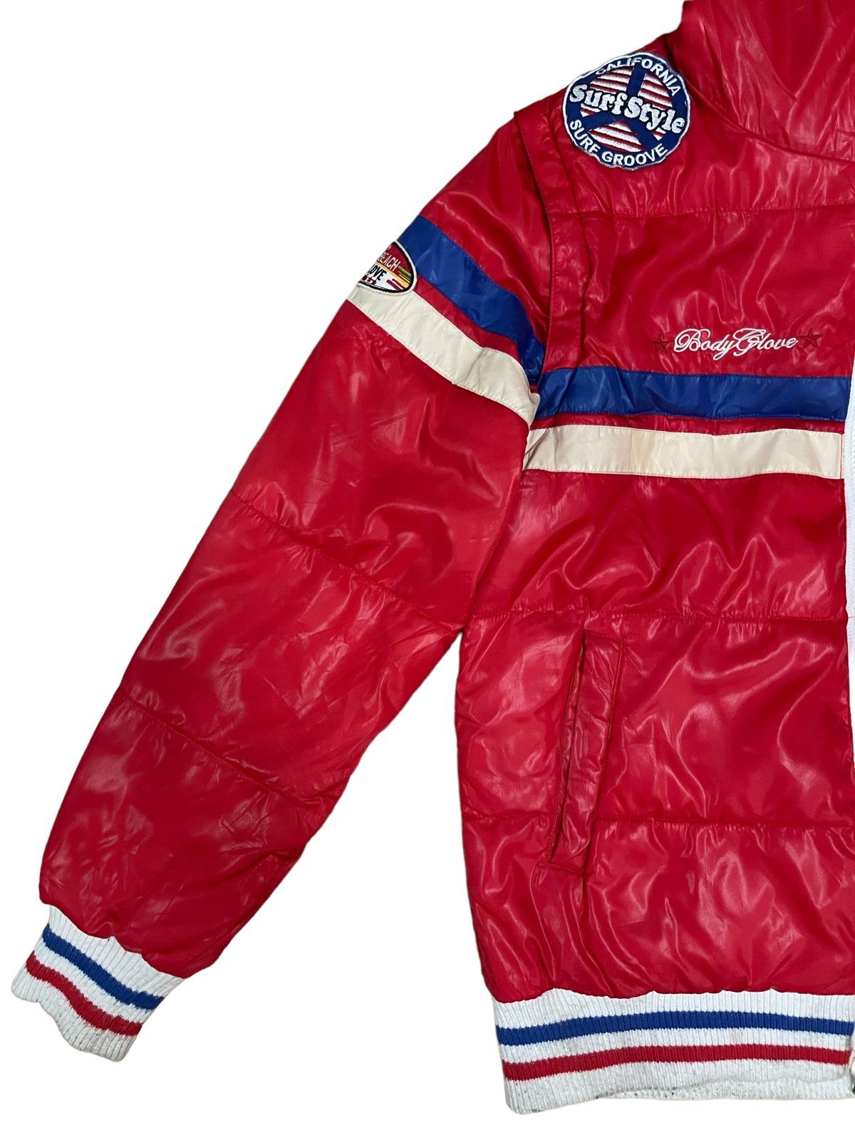 Body Glove Vintage Y2K Body Glove Surf Full Print PufferJacket Size US M / EU 48-50 / 2 - 10 Thumbnail