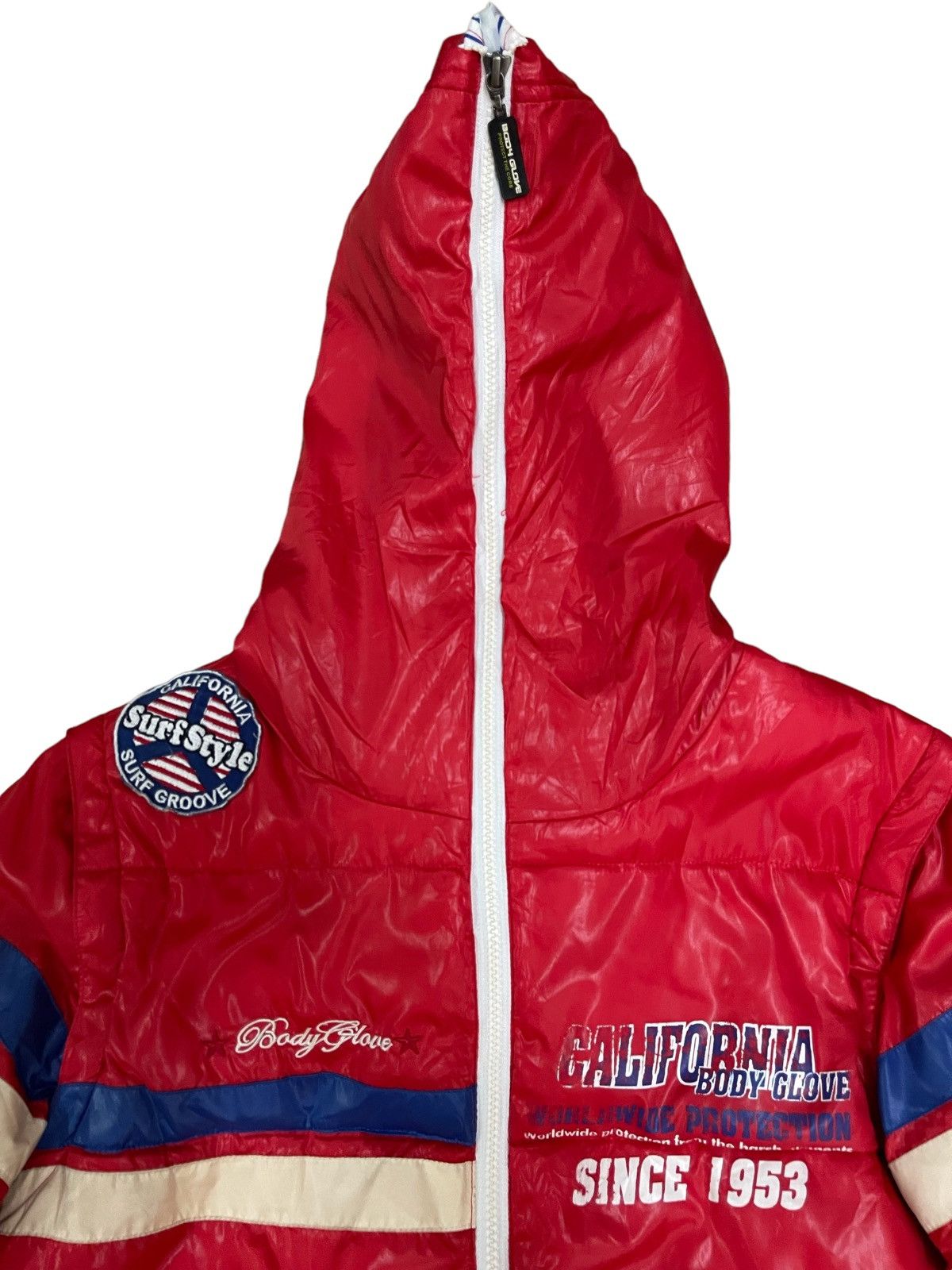 Body Glove Vintage Y2K Body Glove Surf Full Print PufferJacket Size US M / EU 48-50 / 2 - 8 Thumbnail