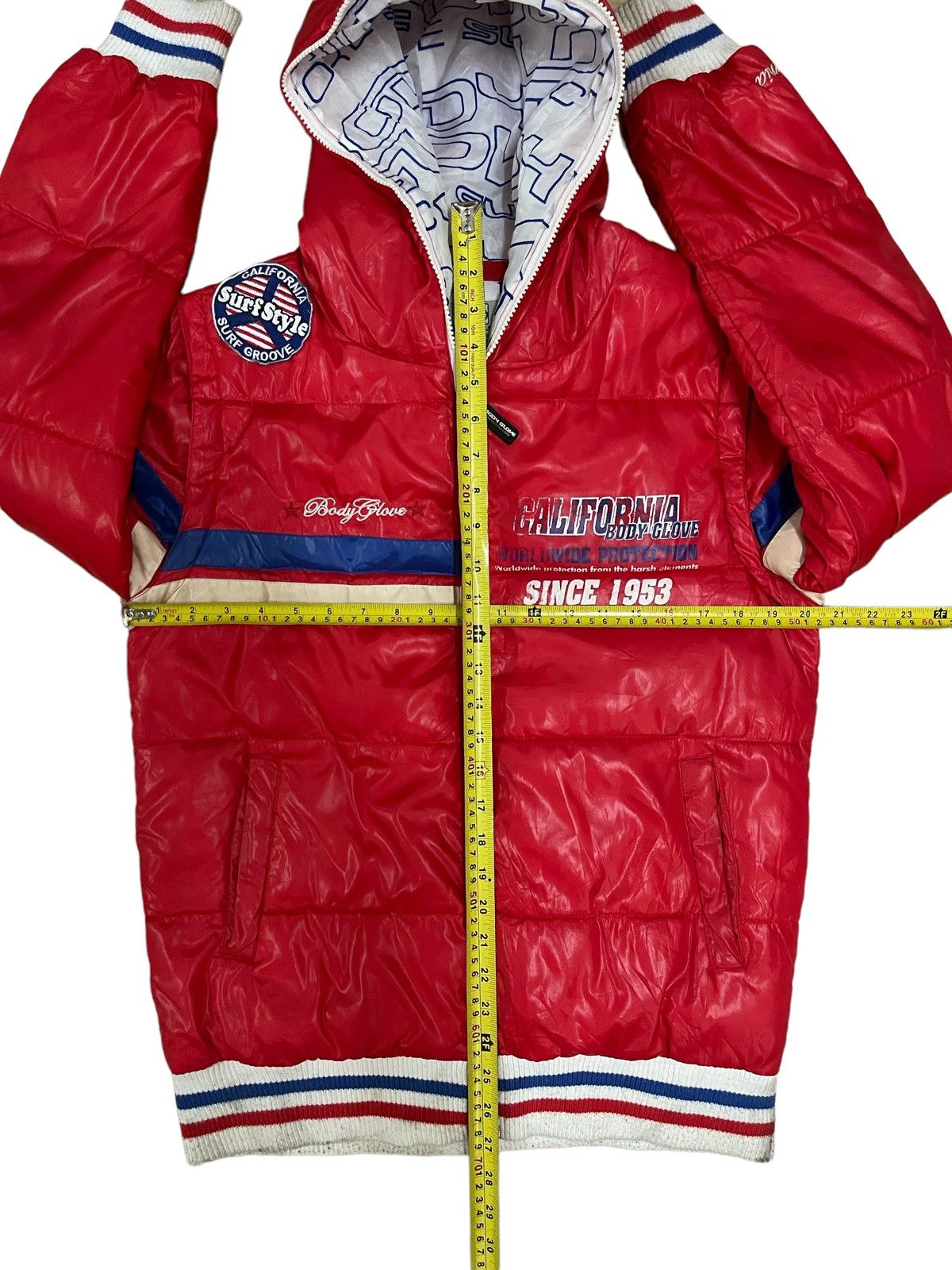 Body Glove Vintage Y2K Body Glove Surf Full Print PufferJacket Size US M / EU 48-50 / 2 - 19 Thumbnail