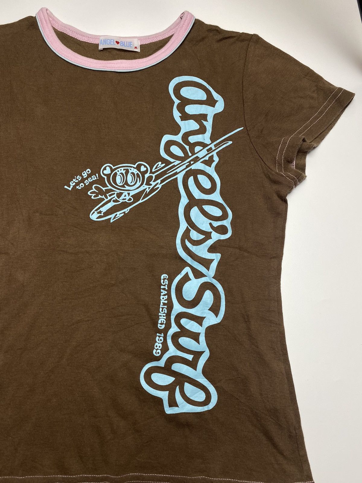 Angel Blue × Japanese Brand SOLD OUT 2000s Angel Blue - Multilogo Happy Summer Baby Tee Size M / US 6-8 / IT 42-44 - 7 Thumbnail