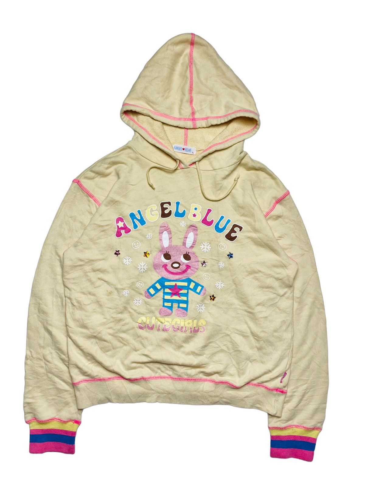 Angel Blue 2000s Angel Blue - Iconic Mascots Cute Girls Hoodie Size US M / EU 48-50 / 2 - 1 Thumbnail