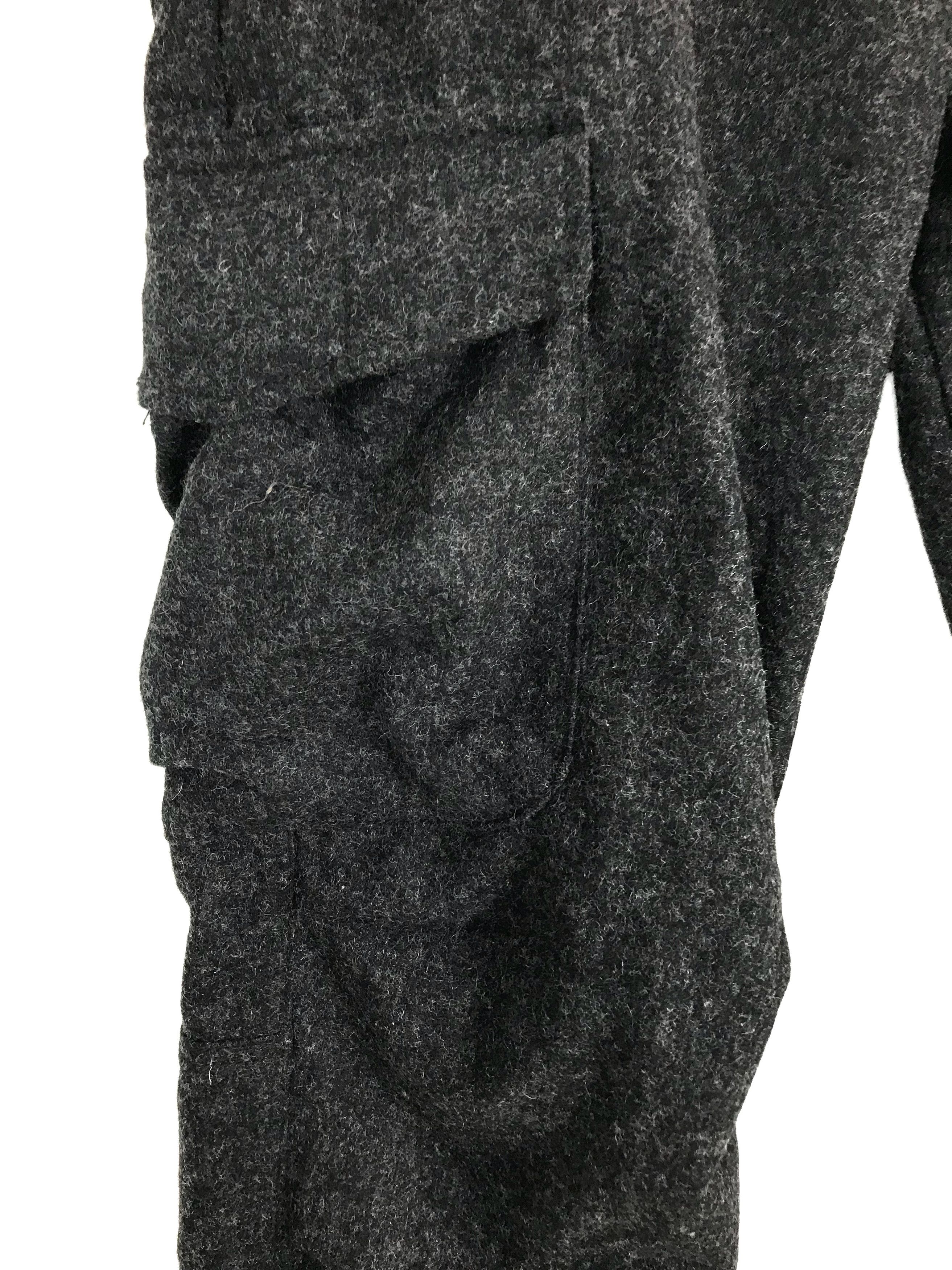 14th Addiction BEAUTY & YOUTH Salt & Pepper Cargo Military Pants Size US 34 / EU 50 - 3 Thumbnail