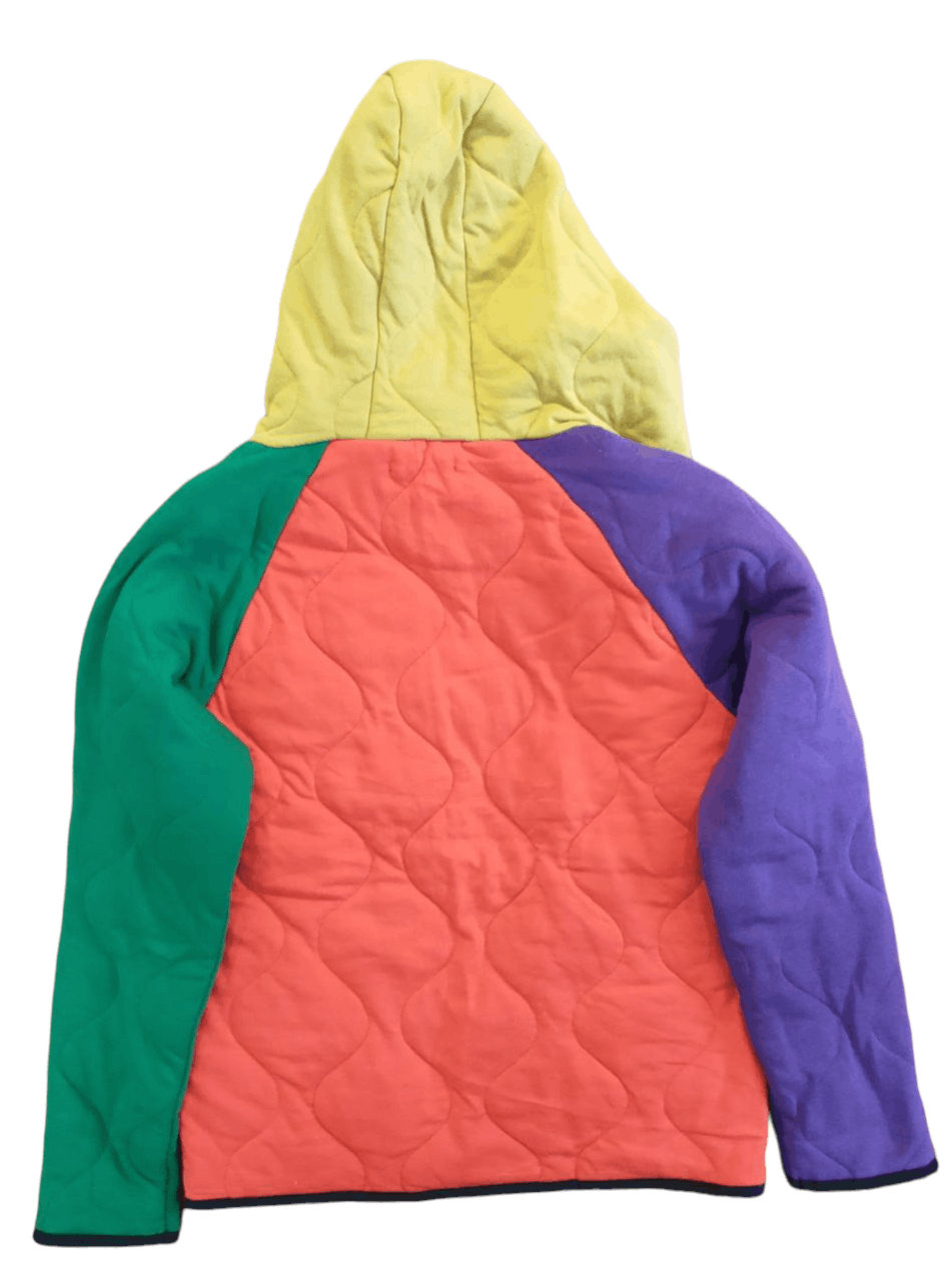Japanese Brand Color Block Button Up Hoodie Size US S / EU 44-46 / 1 - 2 Thumbnail