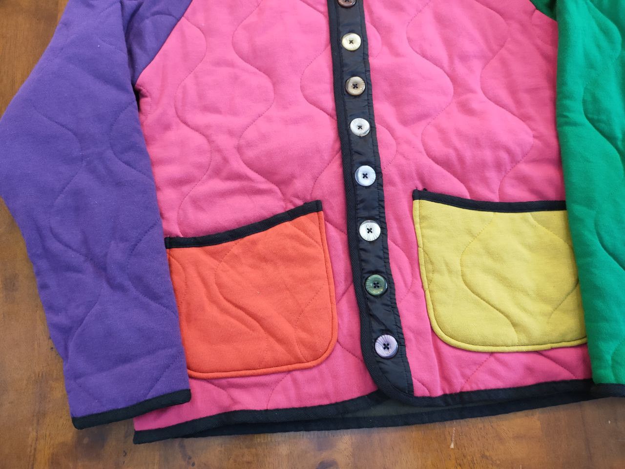 Japanese Brand Color Block Button Up Hoodie Size US S / EU 44-46 / 1 - 4 Thumbnail