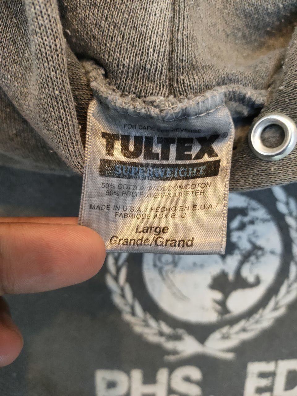 Tultex × Vintage Vintage California PHS. ED Hoodie Size US L / EU 52-54 / 3 - 4 Thumbnail