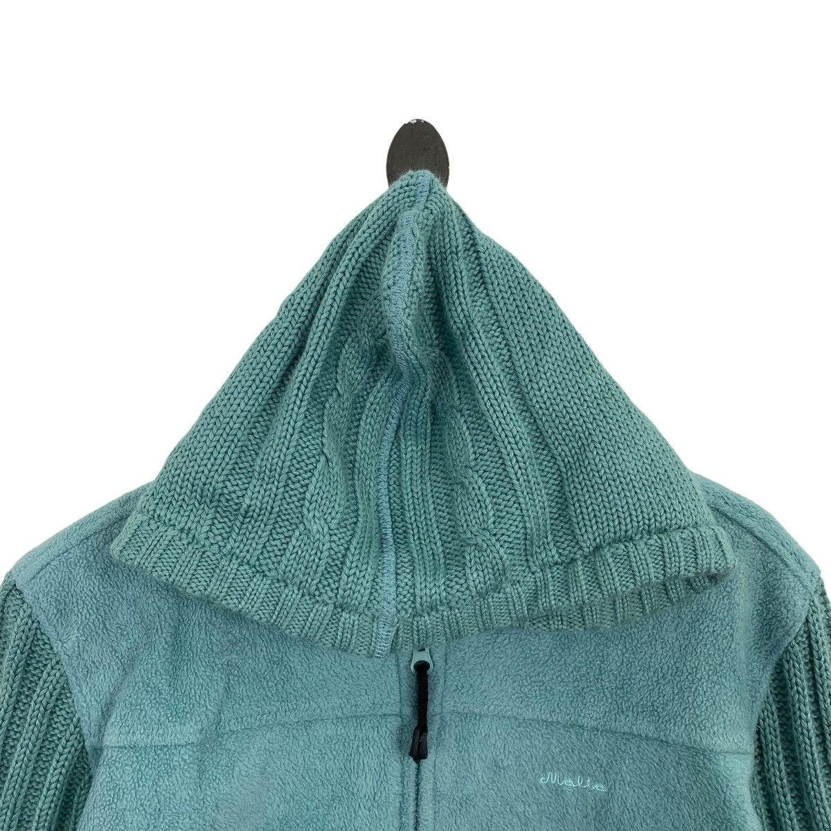 Vintage Vintage MALIA Full Zipper Knitted And Sherpa Style Hoodie Size US M / EU 48-50 / 2 - 2 Thumbnail