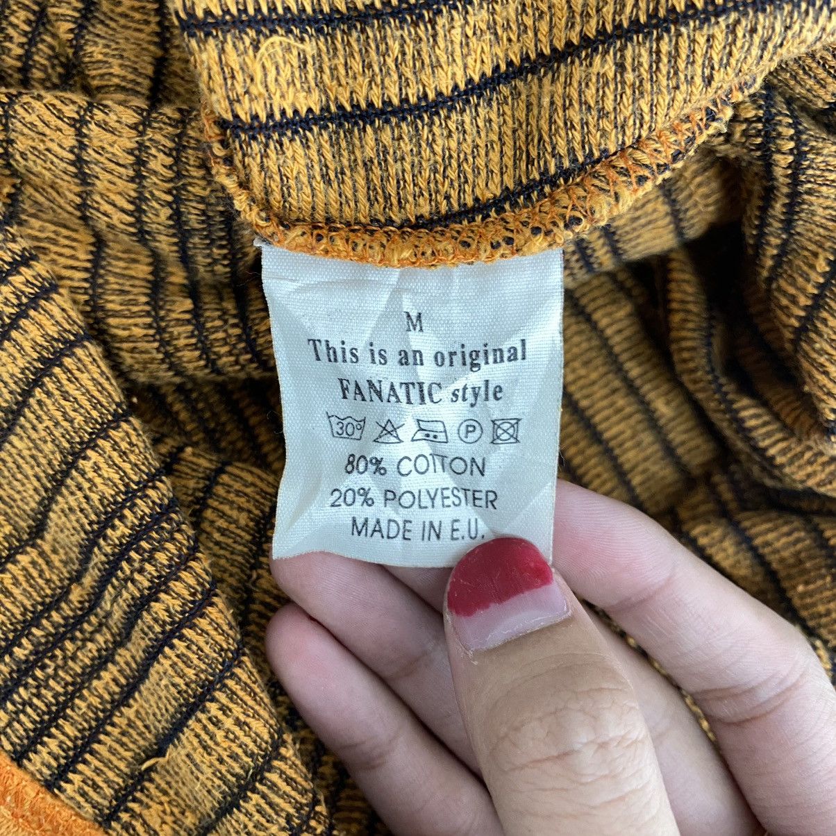 Vintage FANATIC Life Is Endless Adventure Embroidered Logo Stipes Size US L / EU 52-54 / 3 - 6 Thumbnail